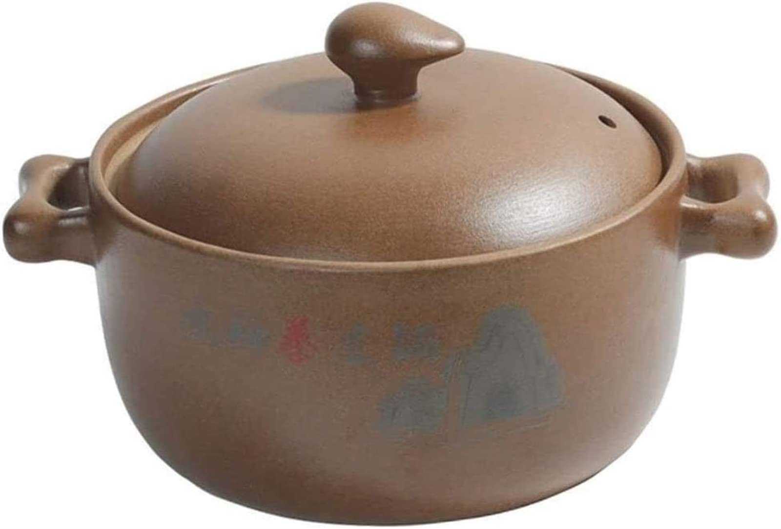 High-Temperature Flame Ceramic Soup Pot - 2.8L Multifunctional Cookware for Steaming, Cooking & Casserole | Durable Kitchen Cookware for Soup, Stew & Slow Cooking | Perfect for Home Chefs & Healthy Meal Prep