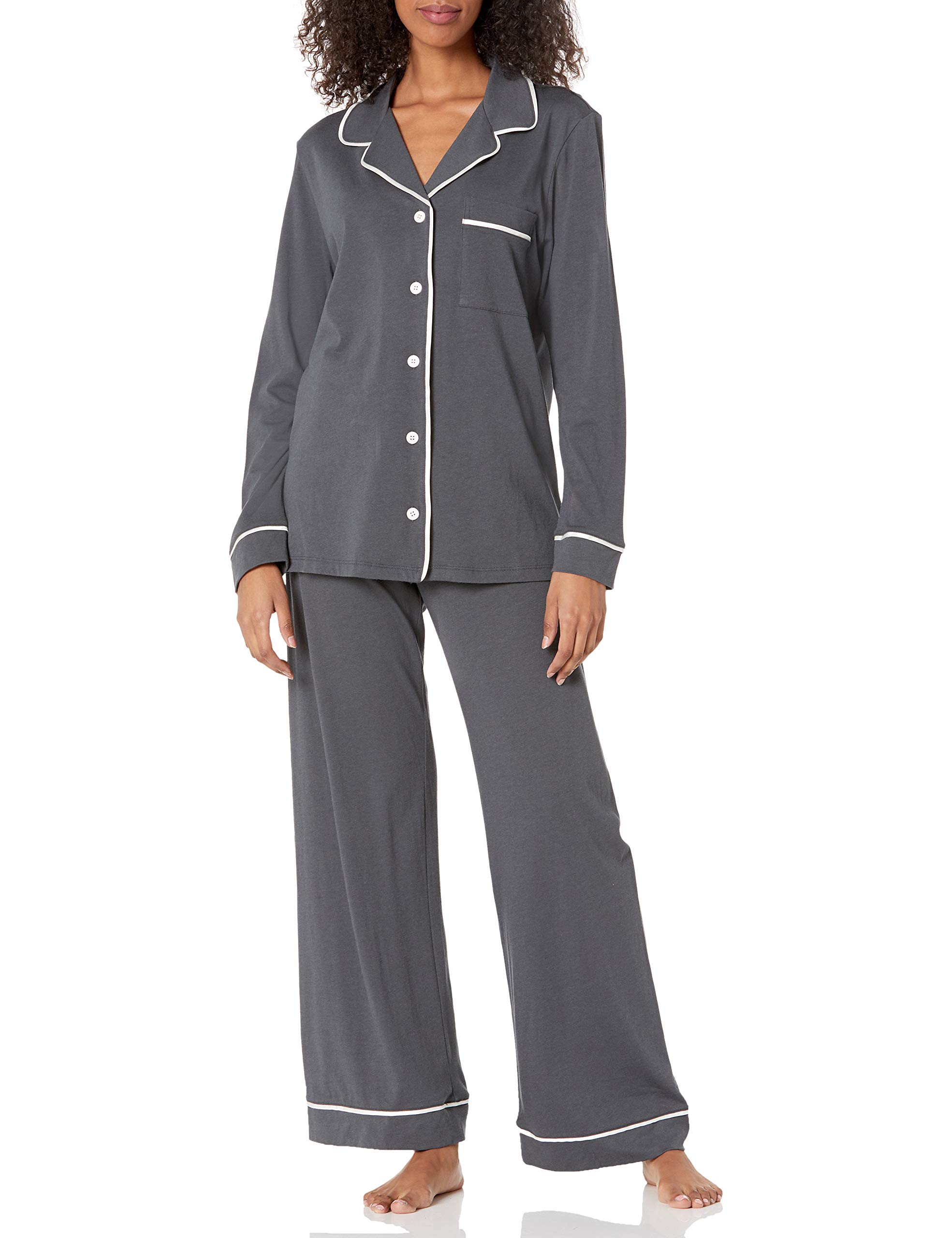 Cosabella Women's Bella Relaxed Long Sleeve Pajama Set - Soft Cotton Sleepwear for Women, Comfy Loungewear for Bedtime & Relaxation at Home