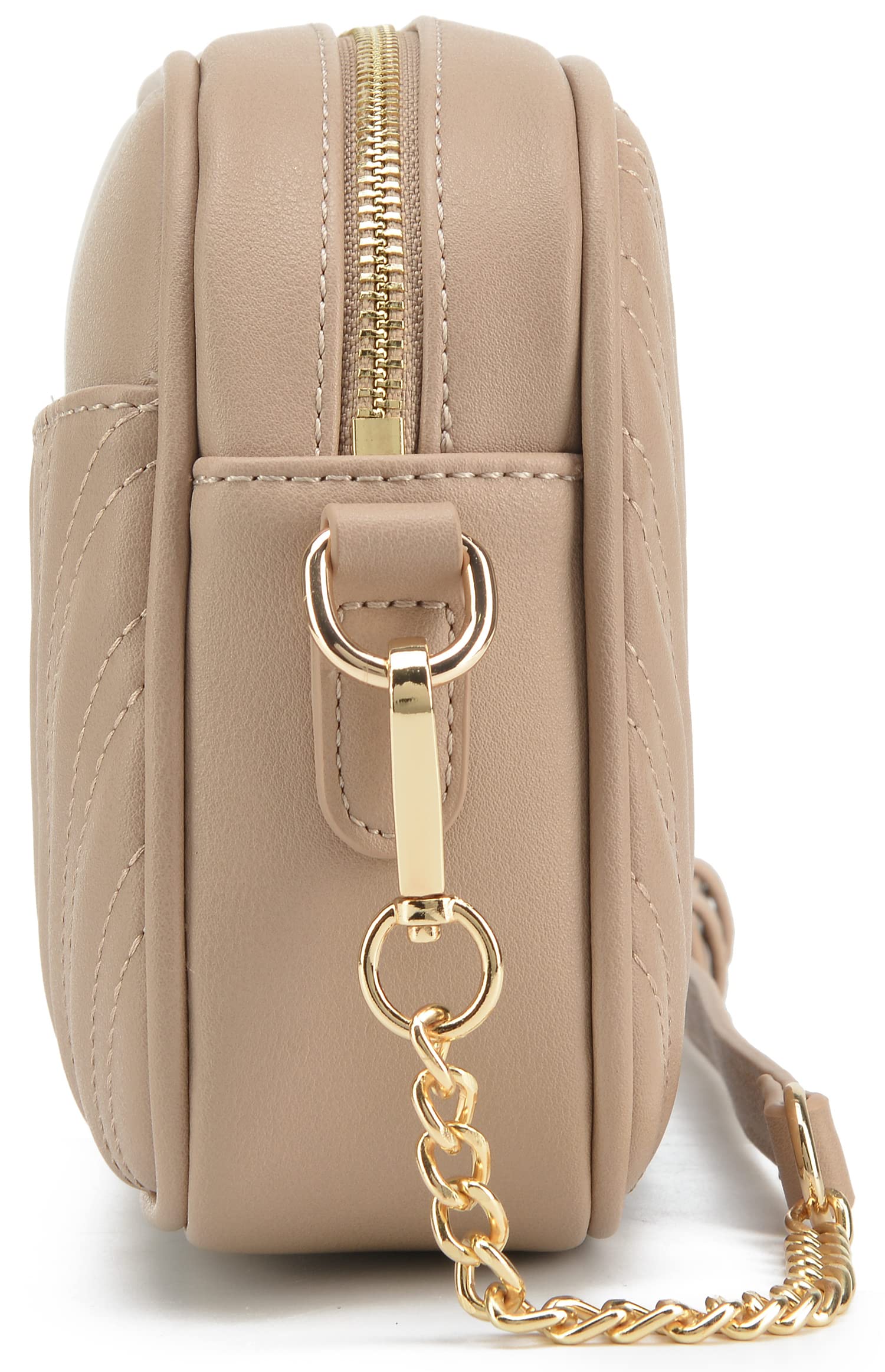 Lola Mae Quilted Crossbody Bag for Women - Trendy Shoulder Purse with Adjustable Strap - Perfect for Shopping, Travel & Everyday Use