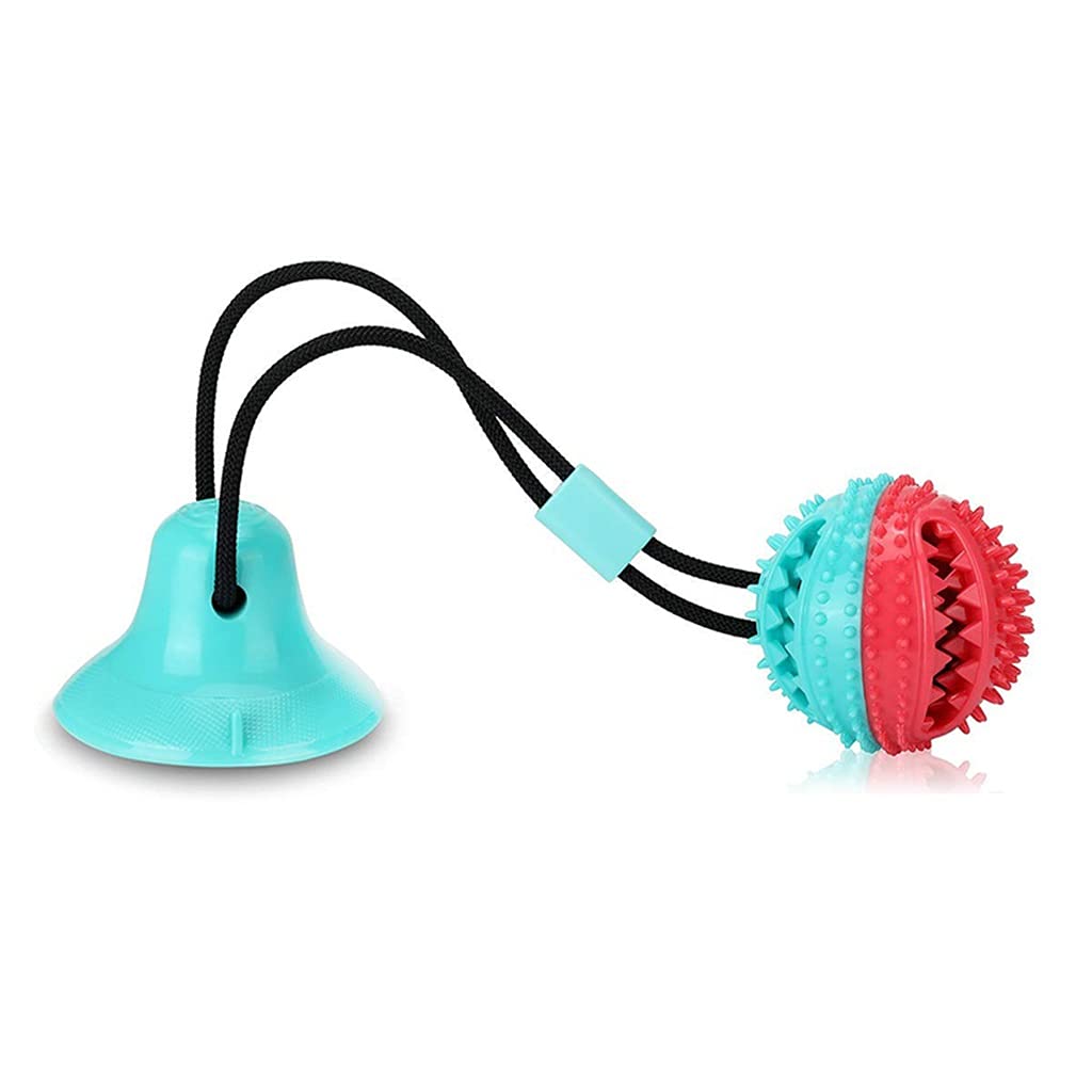 FEGOCLT Interactive Dog Chew Toy - Treat Dispensing Ball for Puppy Teething, Strong Rope Chew for Small & Large Dogs | Durable Pet Toy for Indoor Play, Training & Dental Health