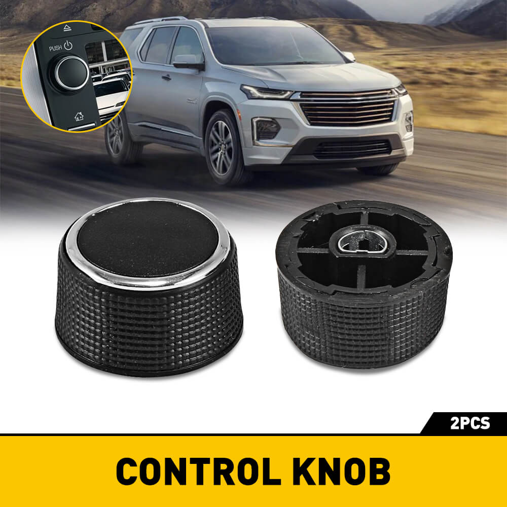 AC Climate Control Switch Knob Button Set of 2 - Compatible with Chevrolet & GMC Models - Air Conditioner Replacement Switch - Perfect for Truck & SUV HVAC System Repair