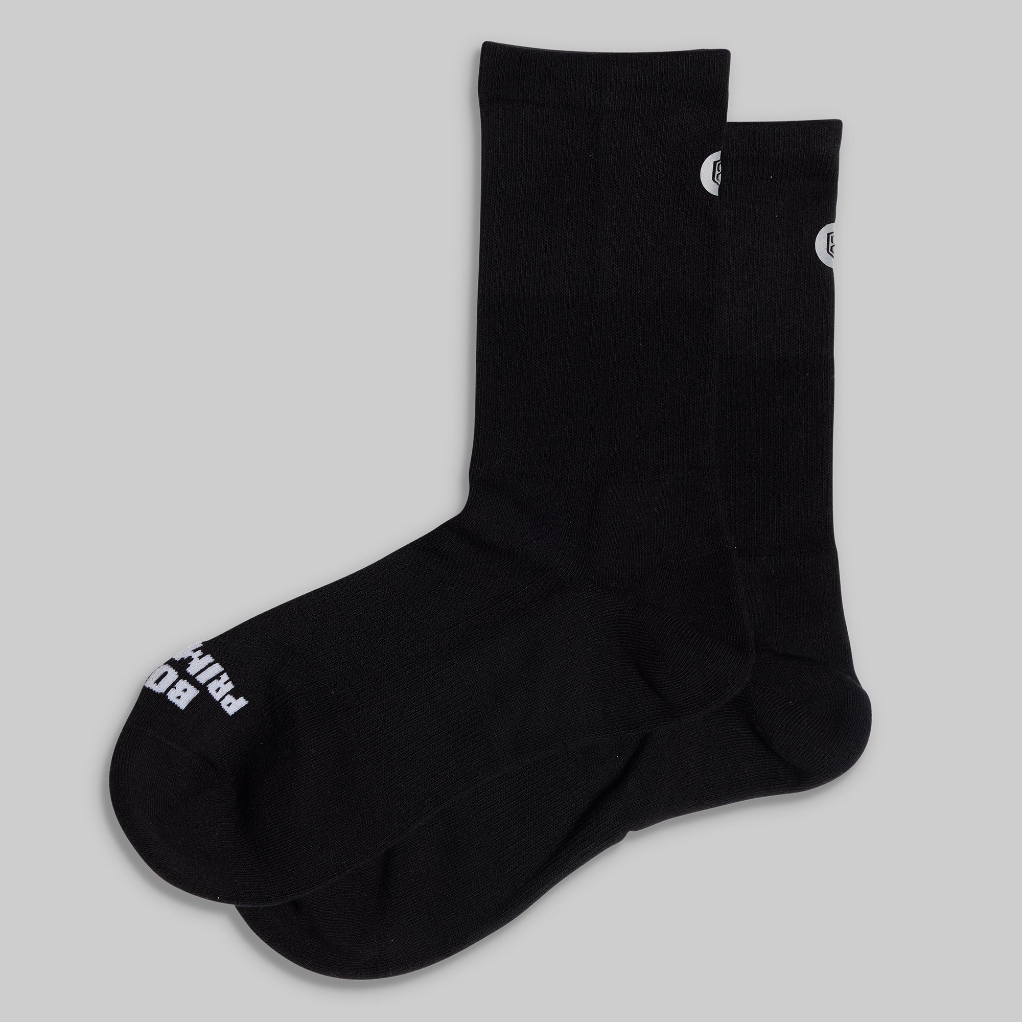 High-Performance Crew Socks for Men & Women - Moisture-Wicking, Breathable Black Athletic Socks for Running, Gym, Hiking & Everyday Comfort
