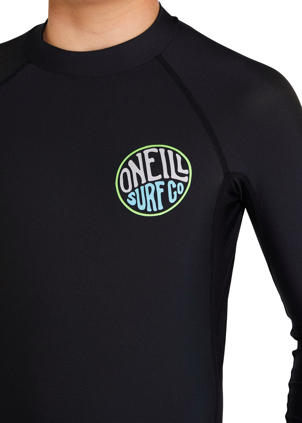 ONeill Boys Reactor UV Long Sleeve Rash Guard - UPF 50+ Sun Protection for Swimming, Surfing & Outdoor Activities