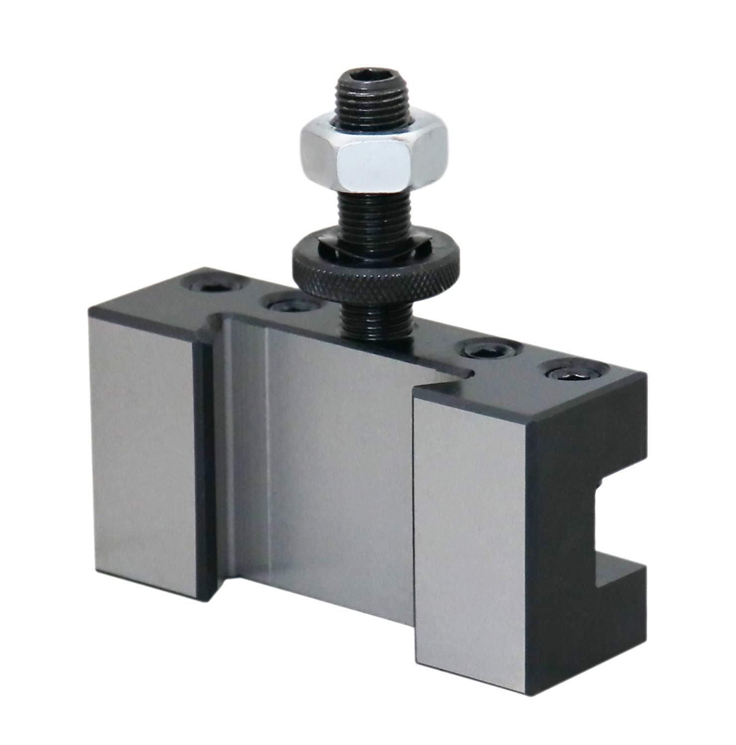 Accusize Industrial Tools 10-Piece AXA Quick Change Tool Post Holder Set for Turning and Facing Operations - Model 0250-0101x10 | Perfect for Lathe Machining, Metalworking, and CNC Applications