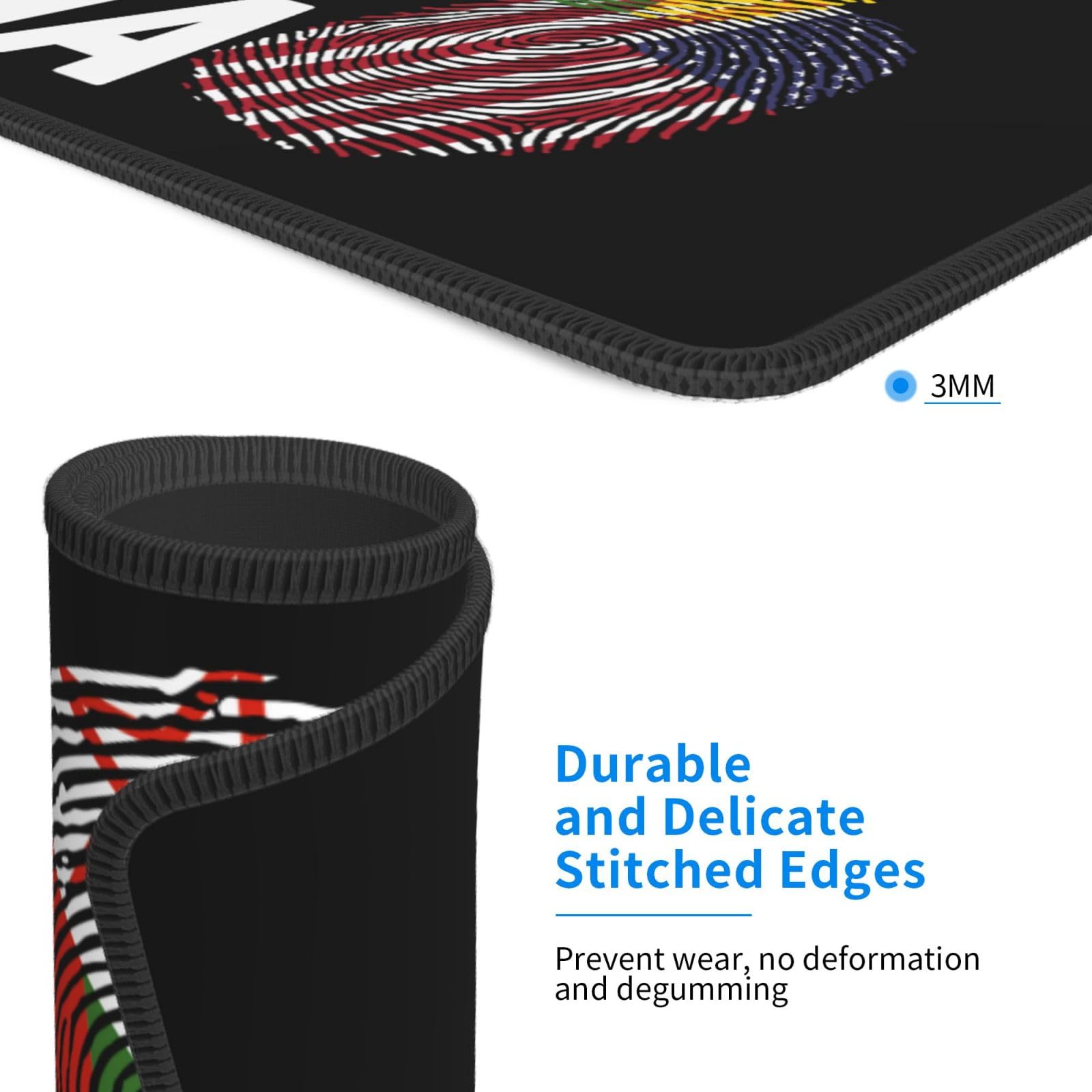 Shan State National Army DNA Design Mouse Pad - Waterproof, Non-Slip Rubber Base, 10x12 Inch - Perfect for Office, Gaming & Laptop Use
