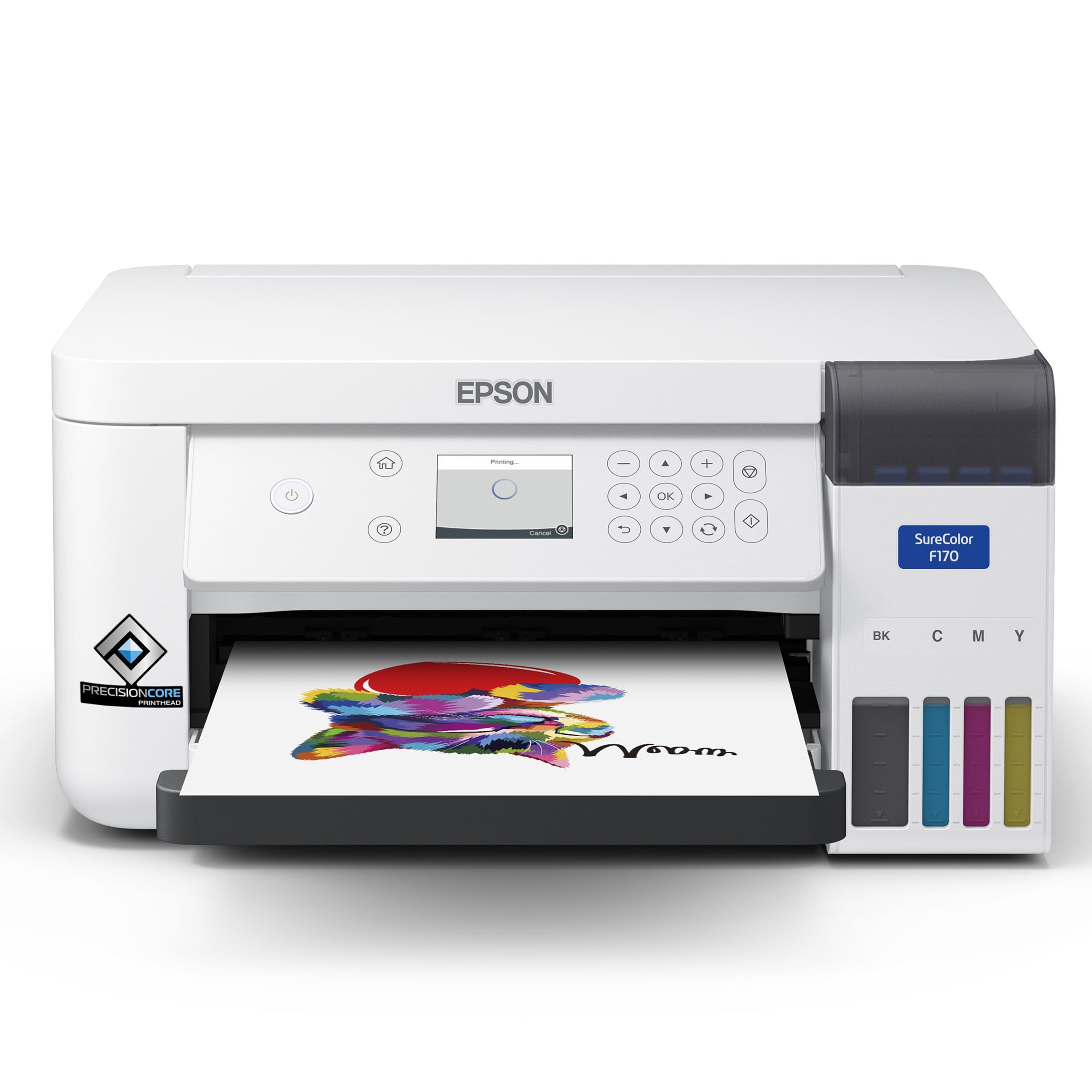 Epson F170 Sublimation Printer & Craft Express Combo Kit - Heat Press Machine, Mug Press, Sublimation Oven for T-Shirts, Mugs, Tumblers - DIY Sublimation Printing for Small Business & Home Crafting
