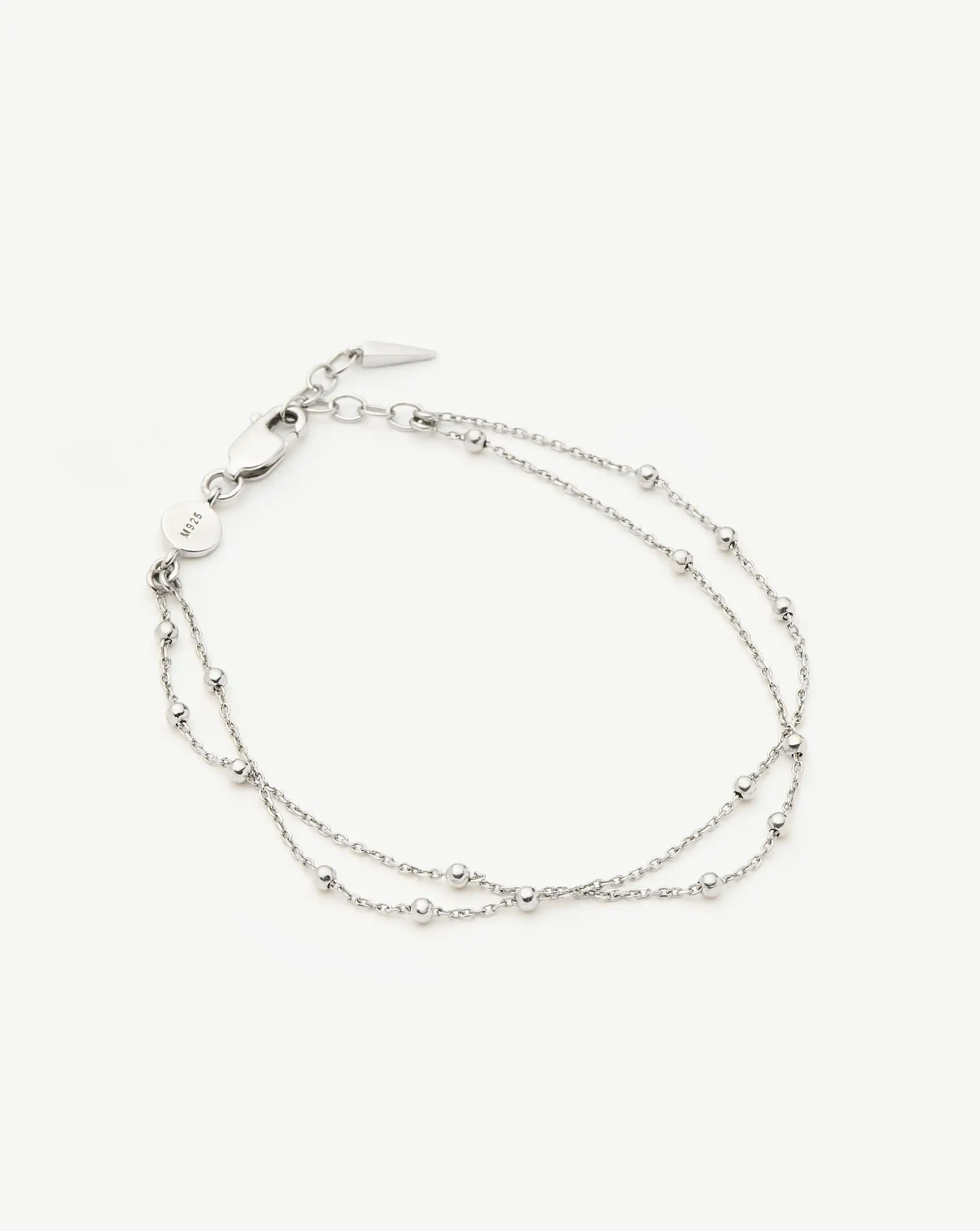Elegant Double Chain Bracelet for Women - Dainty Layered Gold & Silver Cuff Bangle - Perfect for Everyday Wear, Date Night & Gift Giving