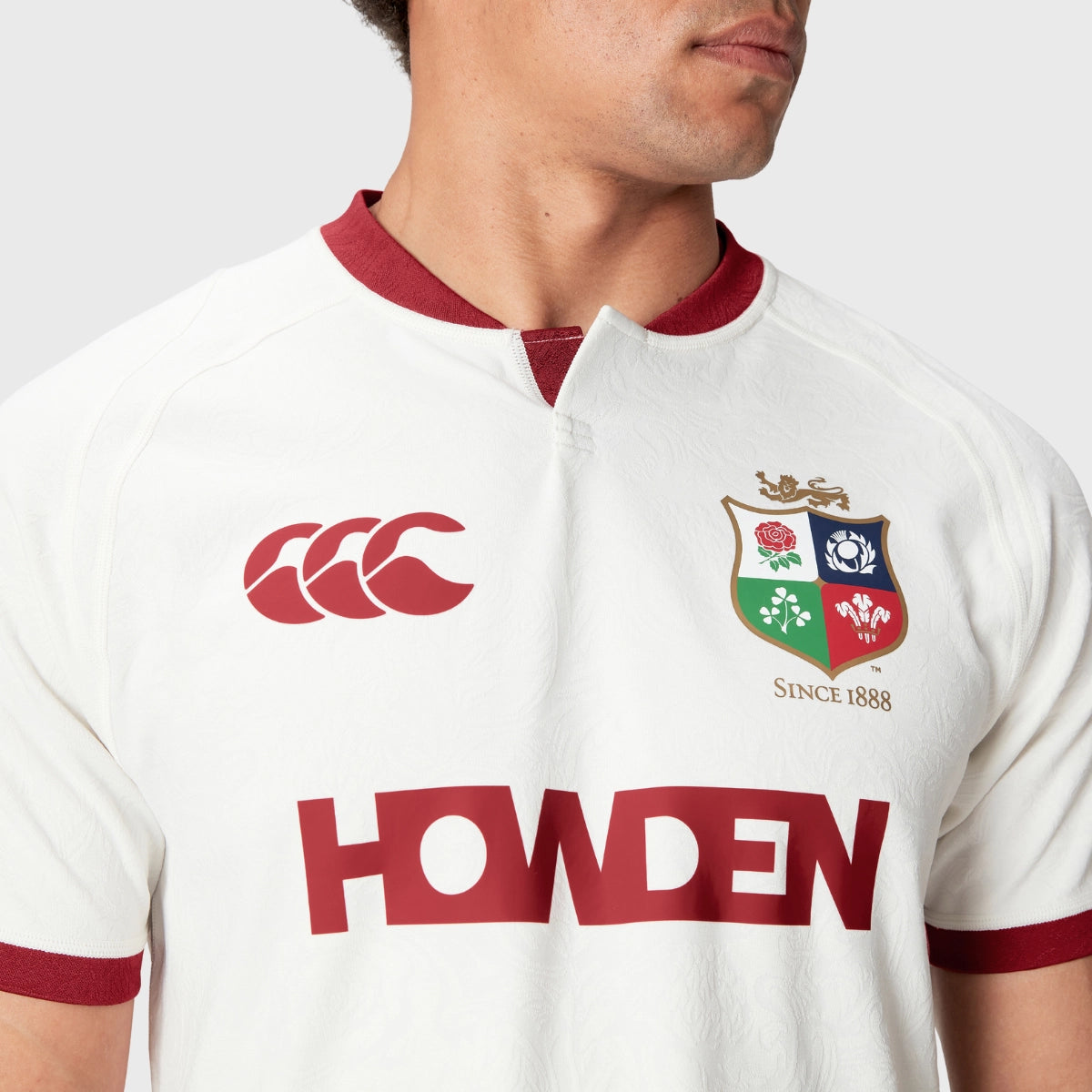 Canterbury British & Irish Lions 2025 Rugby Training Shirt - White Jersey for Rugby Players & Fans - Perfect for Matches, Training & Fan Support