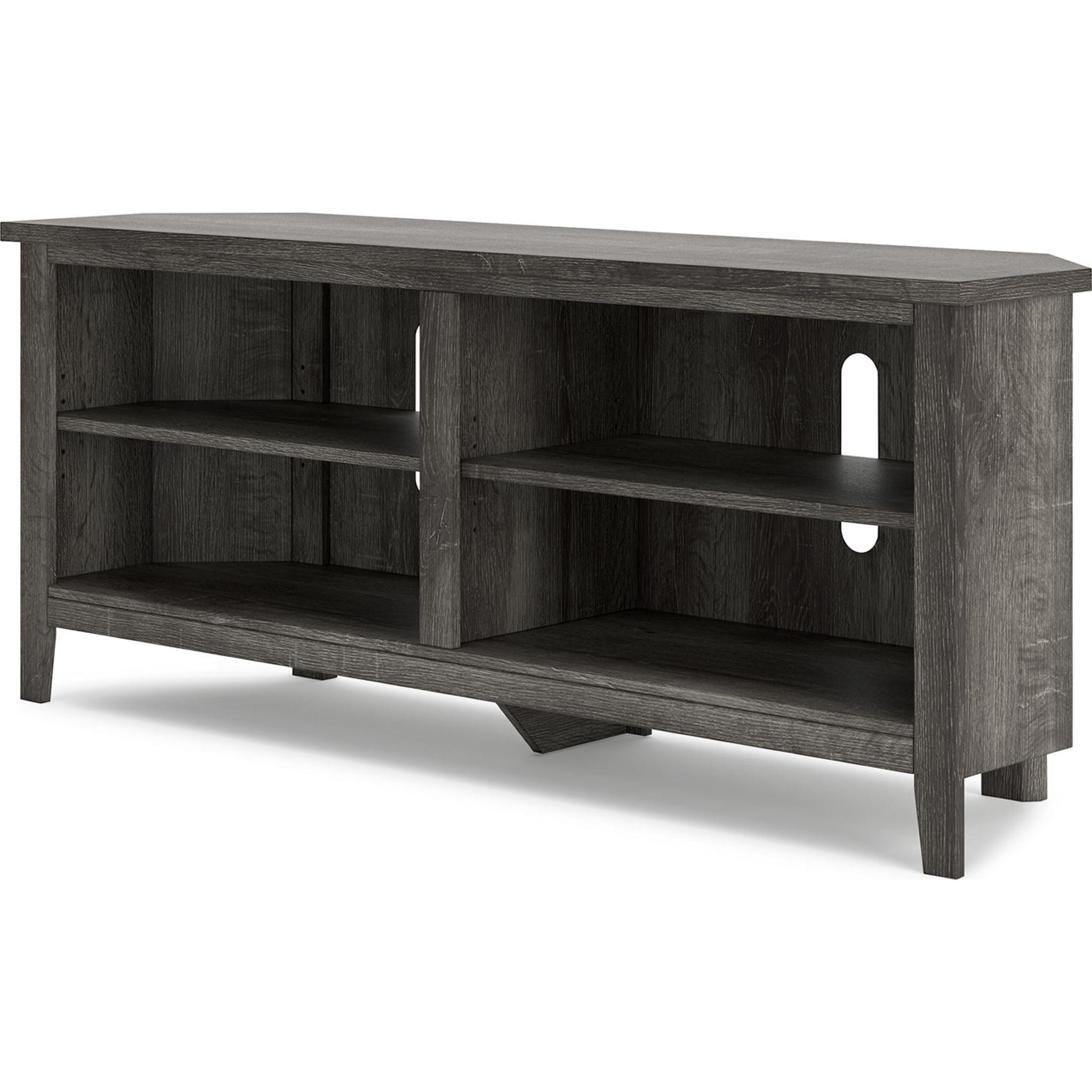 Arlenbry Modern TV Stand with Storage - 60 Inch Entertainment Center in Gray | Perfect for Living Room, Bedroom & Home Theater Setup