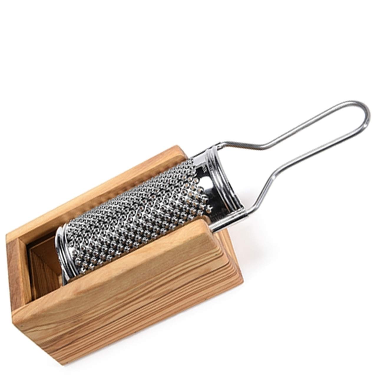 Stainless Steel Cheese Grater Set - 2-Piece Parmesan & Kitchen Grater - Vintage French Style for Cooking, Baking & Garnishing - Perfect for Pasta, Salads & Desserts