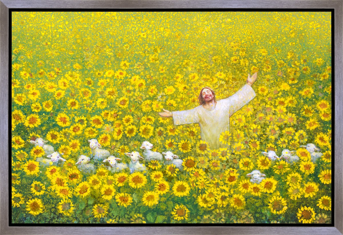 Be Glad and Rejoice Gallery Wrap Canvas - Inspirational Christian Wall Art for Home Decor, Church & Office - Perfect for Living Room, Bedroom & Gift Giving