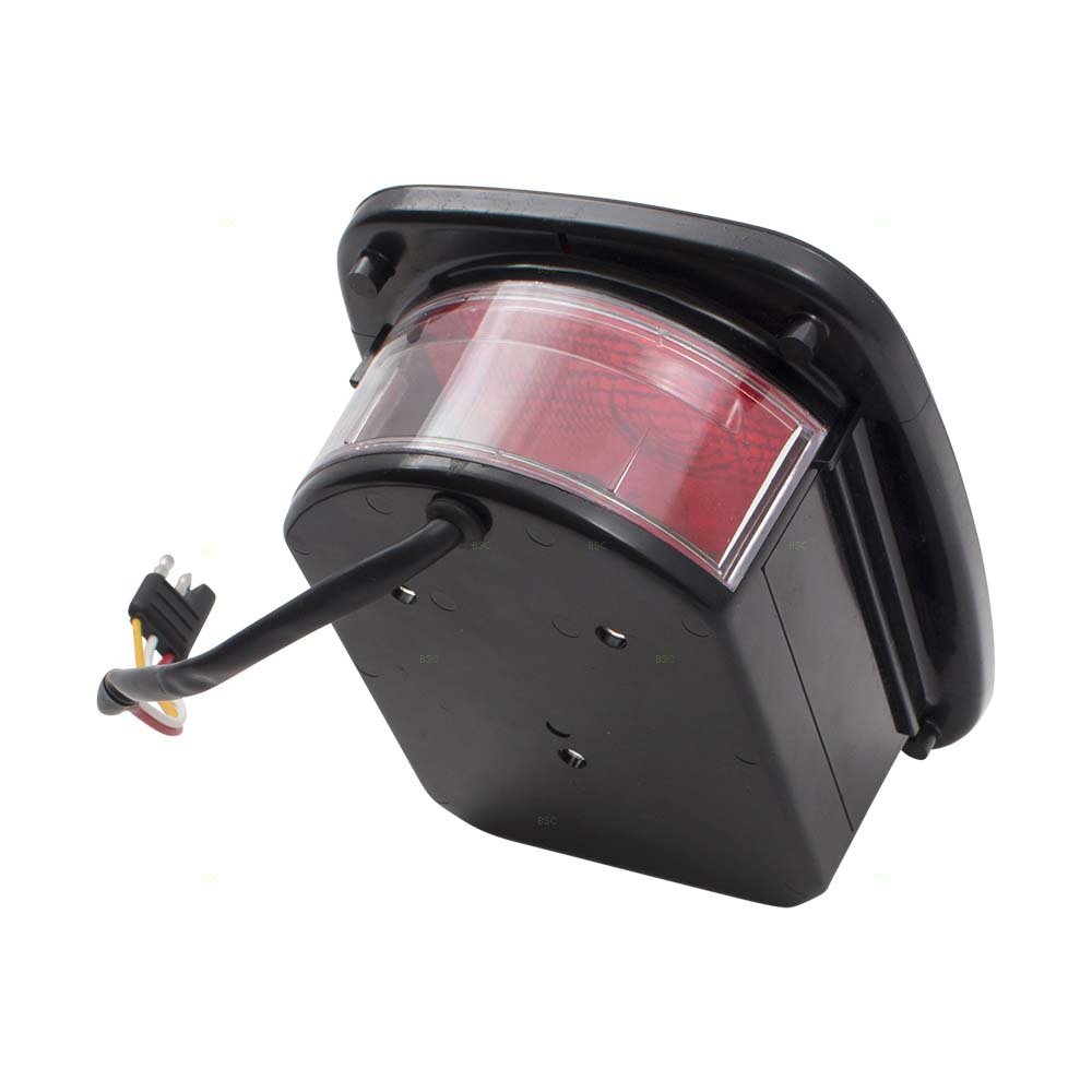 Brock Replacement Tail Light Set - Driver & Passenger Side Compatible with 1976-1980 Jeep CJ Series (J5457197 & J5457198) | Perfect for Restoration Projects & Off-Road Adventures