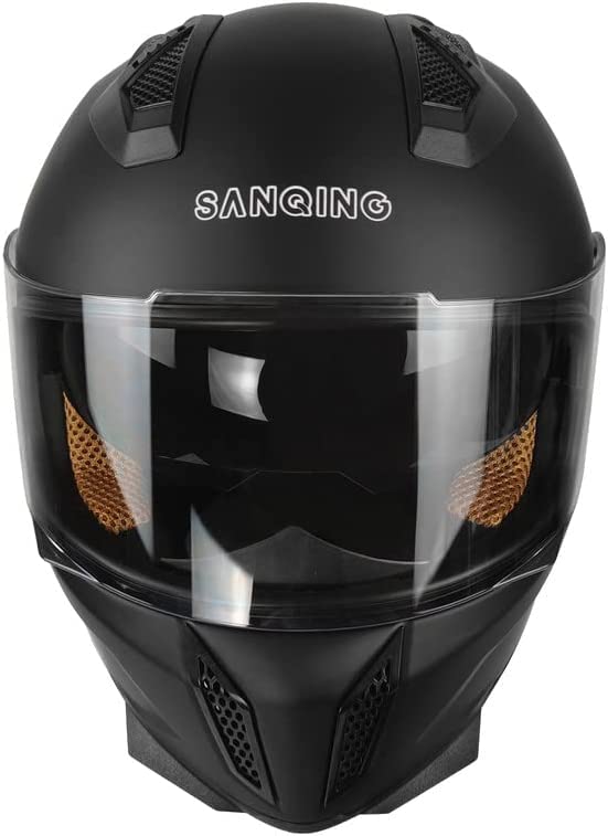 DOT Approved Motocross Helmet - Full Face Motorcycle Helmet with Clear Visor for Dirt Bike, Downhill & Off-Road Mountain Biking - Perfect for Racing, Trail Riding & Extreme Sports