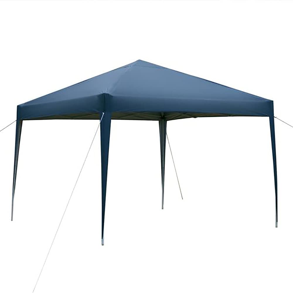 10x10FT Outdoor Pop Up Canopy Tent - Portable Foldable Gazebo with Adjustable Height & Carry Bag - Sun Shade Shelter for Patio, Beach, Garden, Camping, Wedding, Backyard Parties (Blue) - Perfect for Outdoor Events, Picnics, and Market Vendors