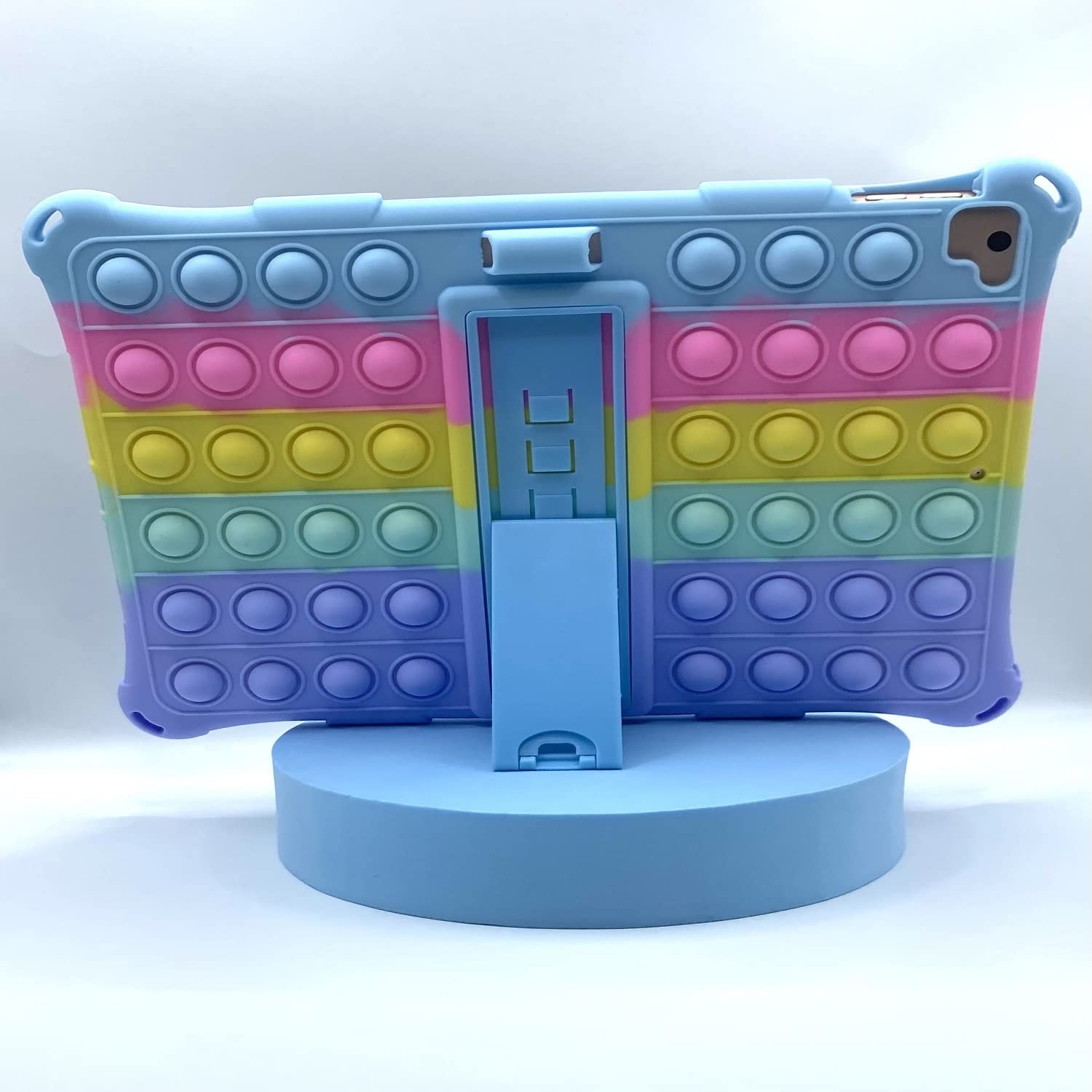 UFAINEI Kids Shockproof iPad Case with Kickstand & Shoulder Strap - Compatible with iPad 9th/8th/7th Gen 10.2