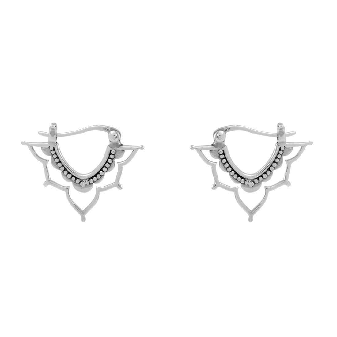Templum Sleeper Earrings for Women - Hypoallergenic Stainless Steel Hoop Earrings for Daily Wear | Perfect for Gifts, Work, and Casual Outfits