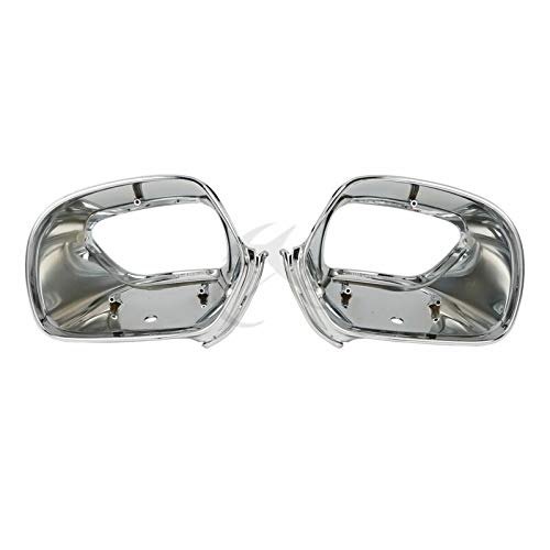 Honda Goldwing GL1800 2001-2011 Motorcycle Side Mirrors Replacement - Left & Right Rear View Mirror Housing Case Cover (Black) | Perfect for Road Trips & Daily Commuting