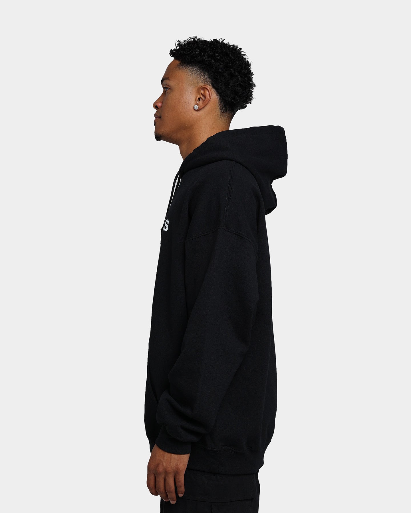 American Thrift Beverly Hills Cop Logo Hoodie Black - Vintage Movie Inspired Pullover for Casual Wear & Street Style
