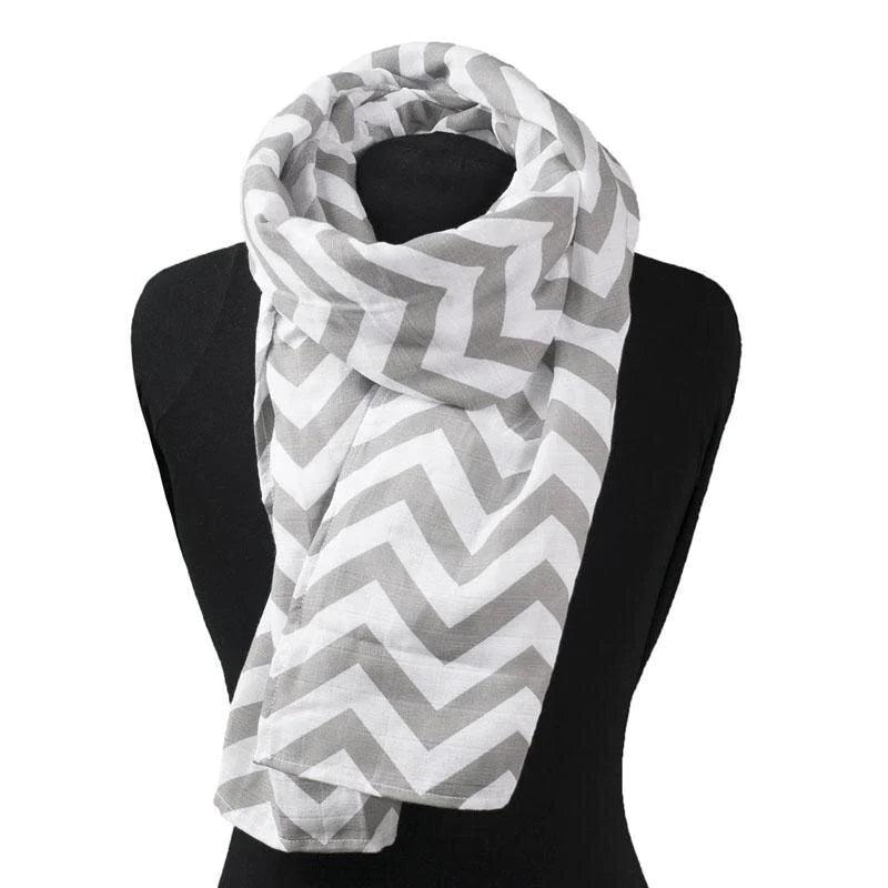 Pashmama Muslin Cotton Nursing Cover - Soft, Breathable & Lightweight Baby Wrap for Breastfeeding, Nursing, and Pumping - Perfect for On-the-Go Moms, Travel & Outdoor Use