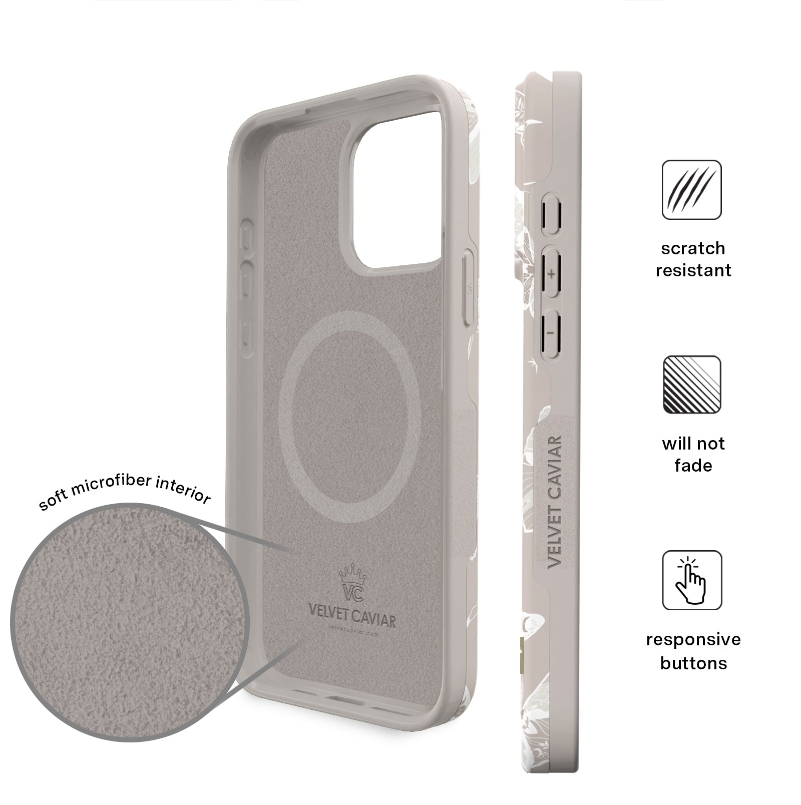 Moonlight Moths iPhone Case - Premium Protective Phone Cover for iPhone 13/14/15 Pro Max - Cute Moth Design - Shockproof & Scratch Resistant - Perfect for Outdoor Adventures, Travel & Daily Use