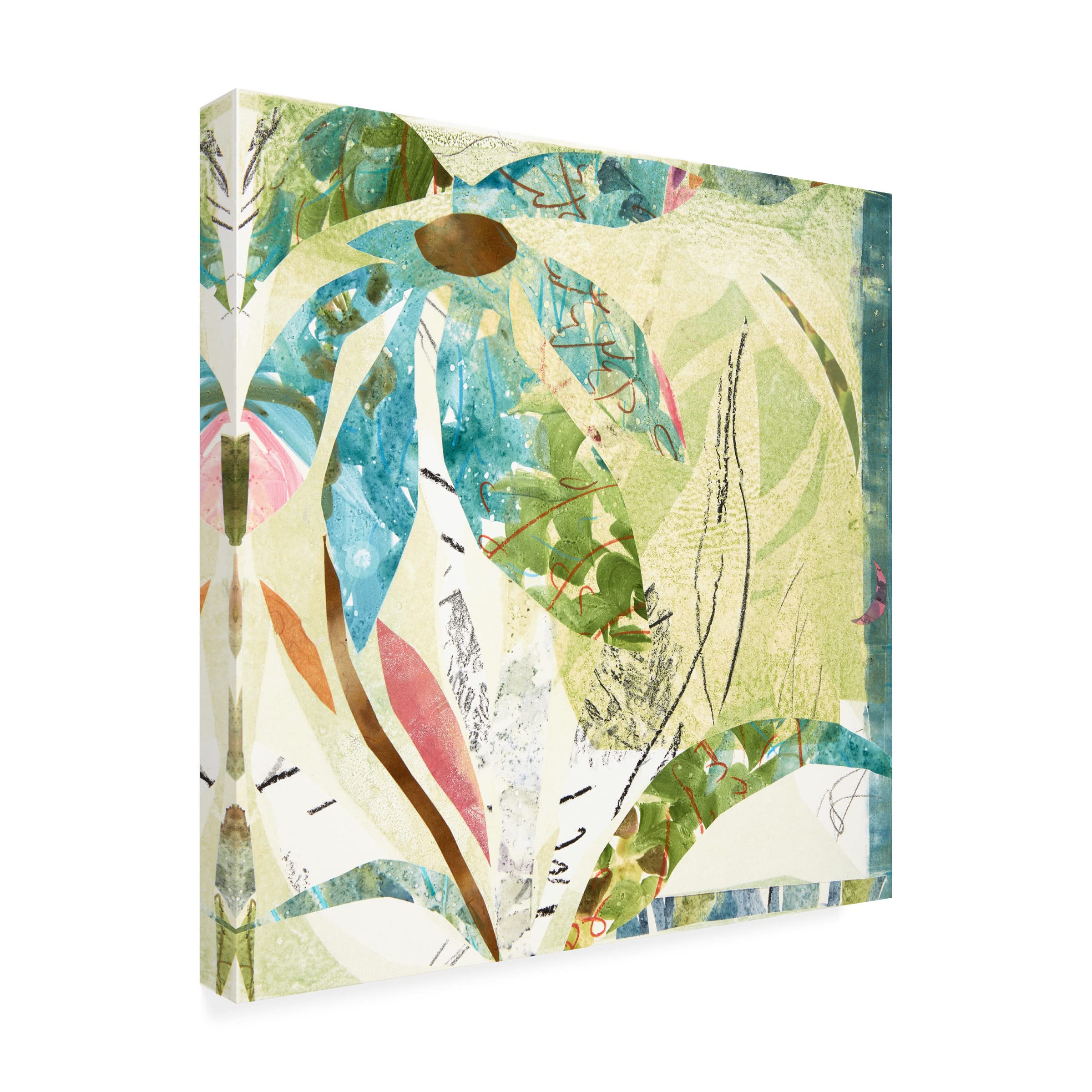 Trademark Fine Art 'Largo' Canvas Wall Art by Cynthia MacCollum - Modern Abstract Painting for Living Room, Bedroom & Office Decor