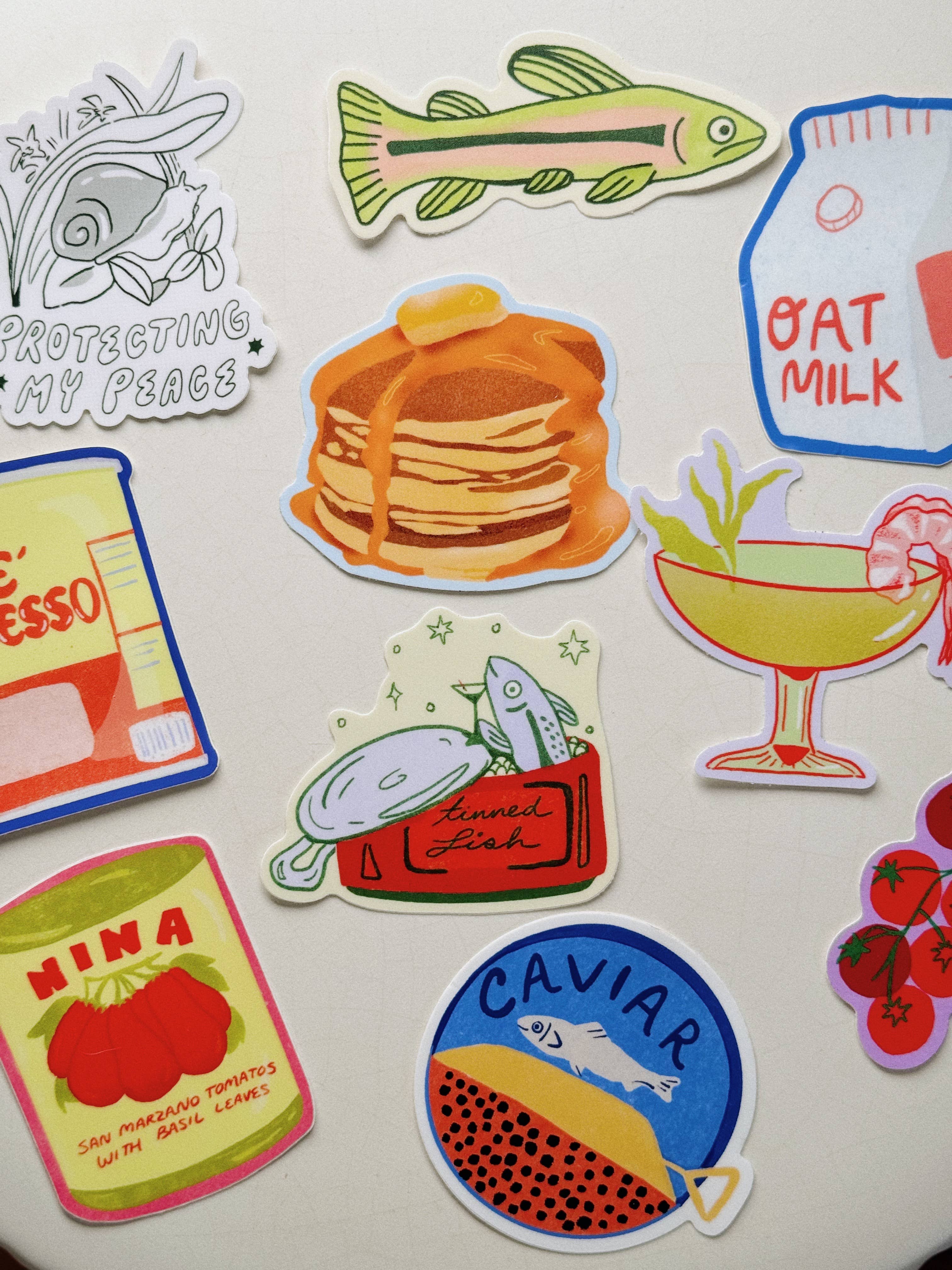 Premium Shrimp Cocktail Stickers - Waterproof Vinyl Decals for Laptops, Coolers & Party Decor - Fun Seafood Themed Stickers for Foodies & Ocean Lovers