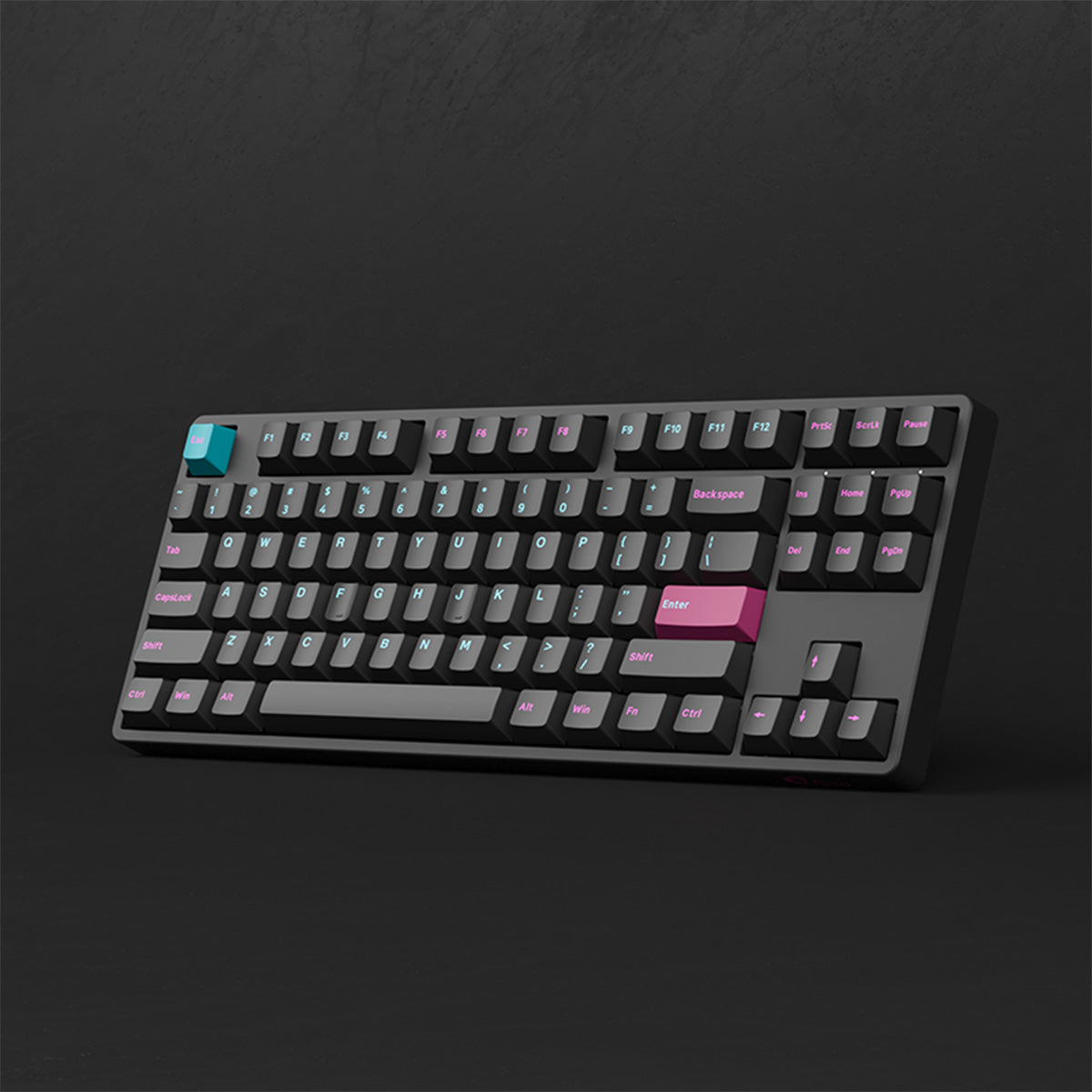 Akko 5087S Midnight 80% TKL RGB Wireless Mechanical Keyboard with Creamy Yellow Switches - Perfect for Gaming, Typing & Office Work