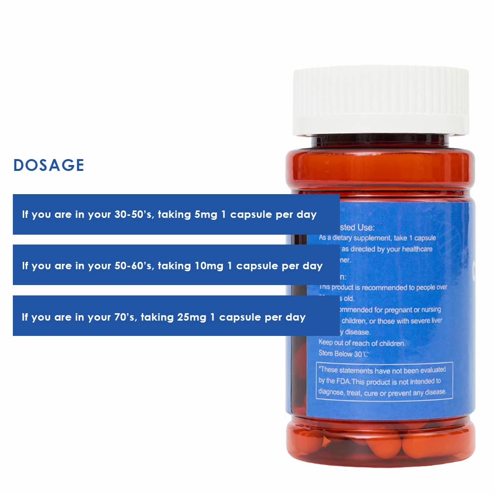 CAW Anti-Aging Supplement with 98% Hypersorption Cycloastragenol | 5mg Enteric-Coated Capsules (90 Count - 3 Bottles) | Supports Cellular Health & Longevity | Perfect for Daily Wellness Routine & Anti-Aging Regimen