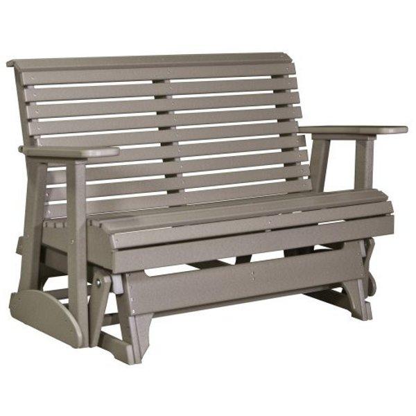 Comfortable Plain Poly Glider Chair - 2ft & 4ft Sizes for Patio, Nursery, or Relaxation