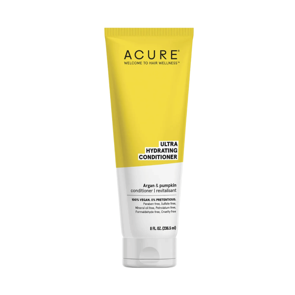 ACURE Ultra Hydrating Conditioner with Argan Oil & Pumpkin - 8oz (236.5ml) for Dry, Damaged Hair - Deep Moisturizing & Repairing Hair Care for Daily Use & Salon Results at Home