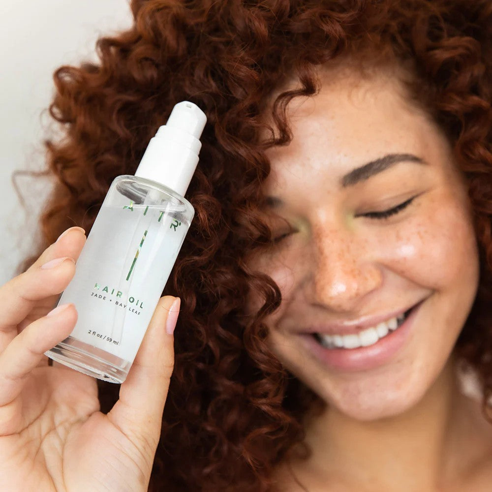 AIIR Pure Jade Hair Oil for Growth & Shine - Natural Hair Treatment for Dry, Damaged Hair - Perfect for Daily Use & Styling