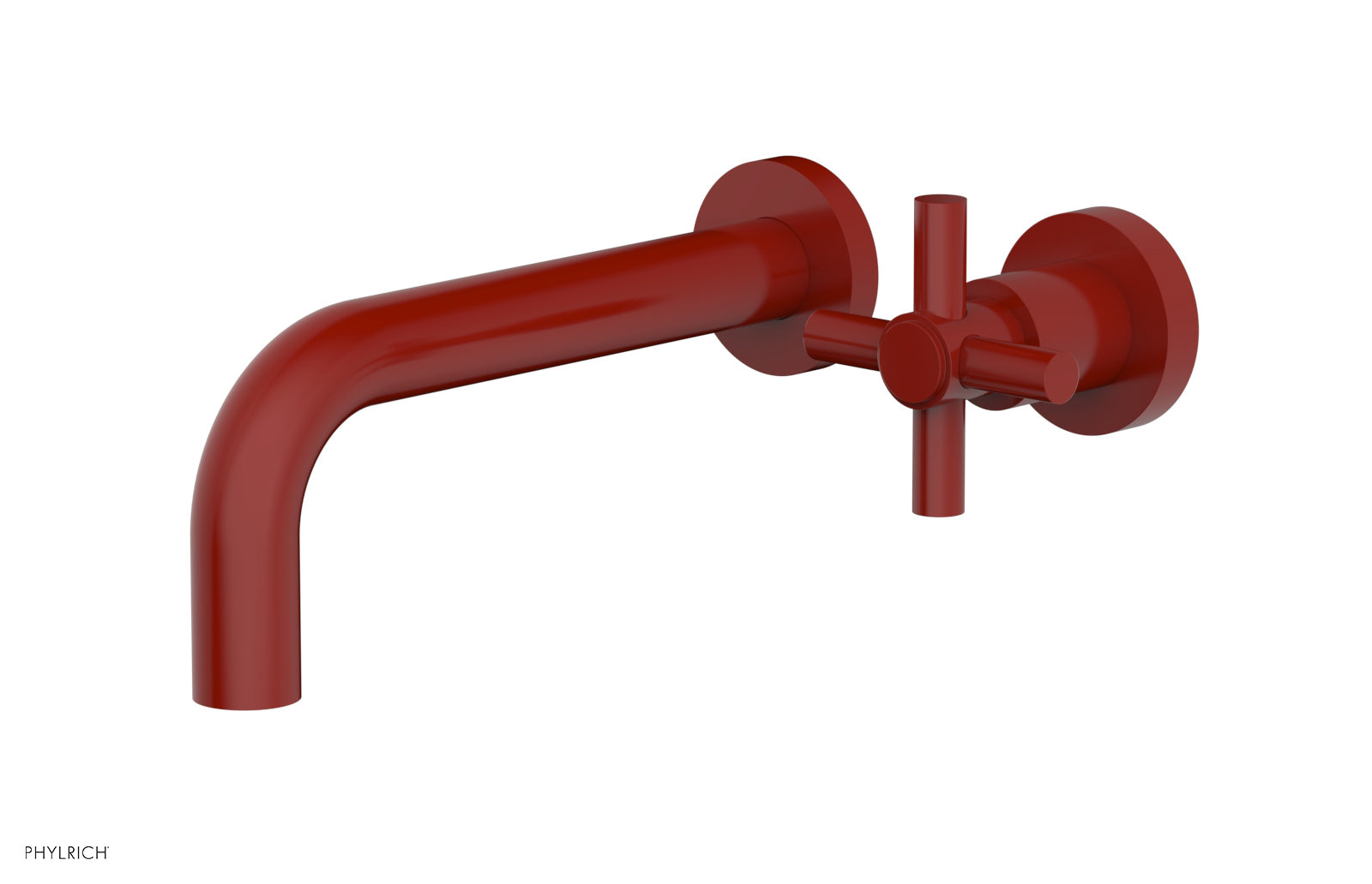 D131-15 Single Handle Wall Mount Lavatory Faucet Set - Cross Handle Design for Bathroom Sink, Perfect for Modern Home & Commercial Use
