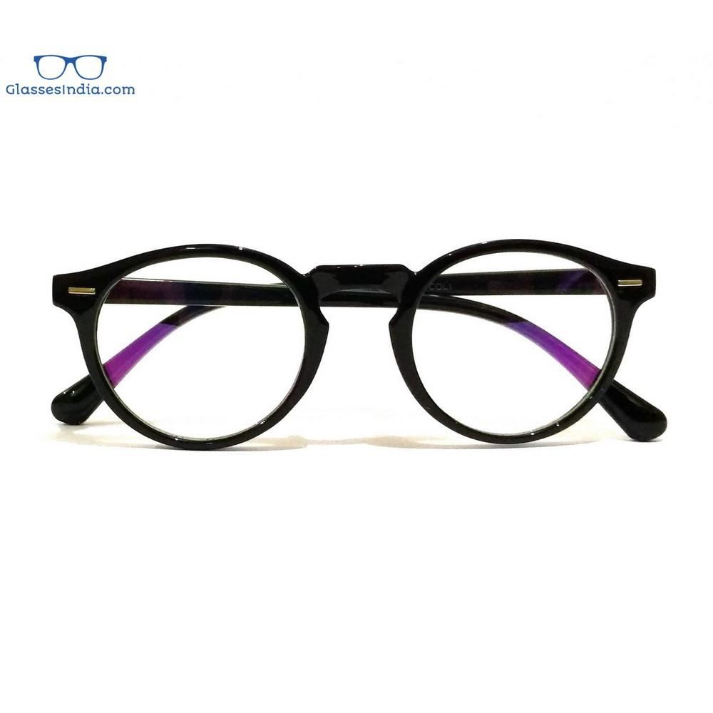 Blue Light Blocking Glasses for Computer & Screen Use - Anti Blue Ray Eyewear with Round Frame for Men & Women - Reduce Eye Strain for Work, Gaming & Nighttime Screen Viewing