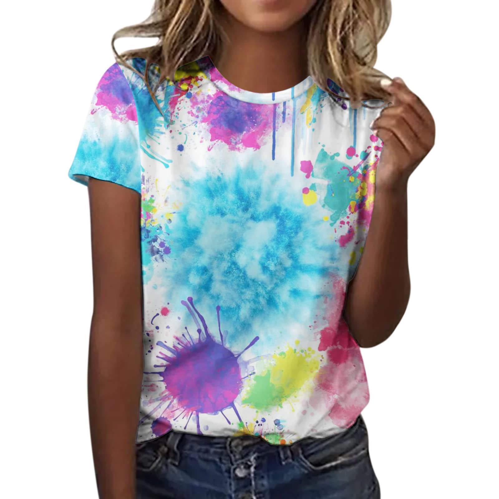 Women's Summer Casual T-Shirts - Basic Short Sleeve Tees & Blouses for Business Casual Wear | Perfect for Office, Weekend Outings & Daily Comfort