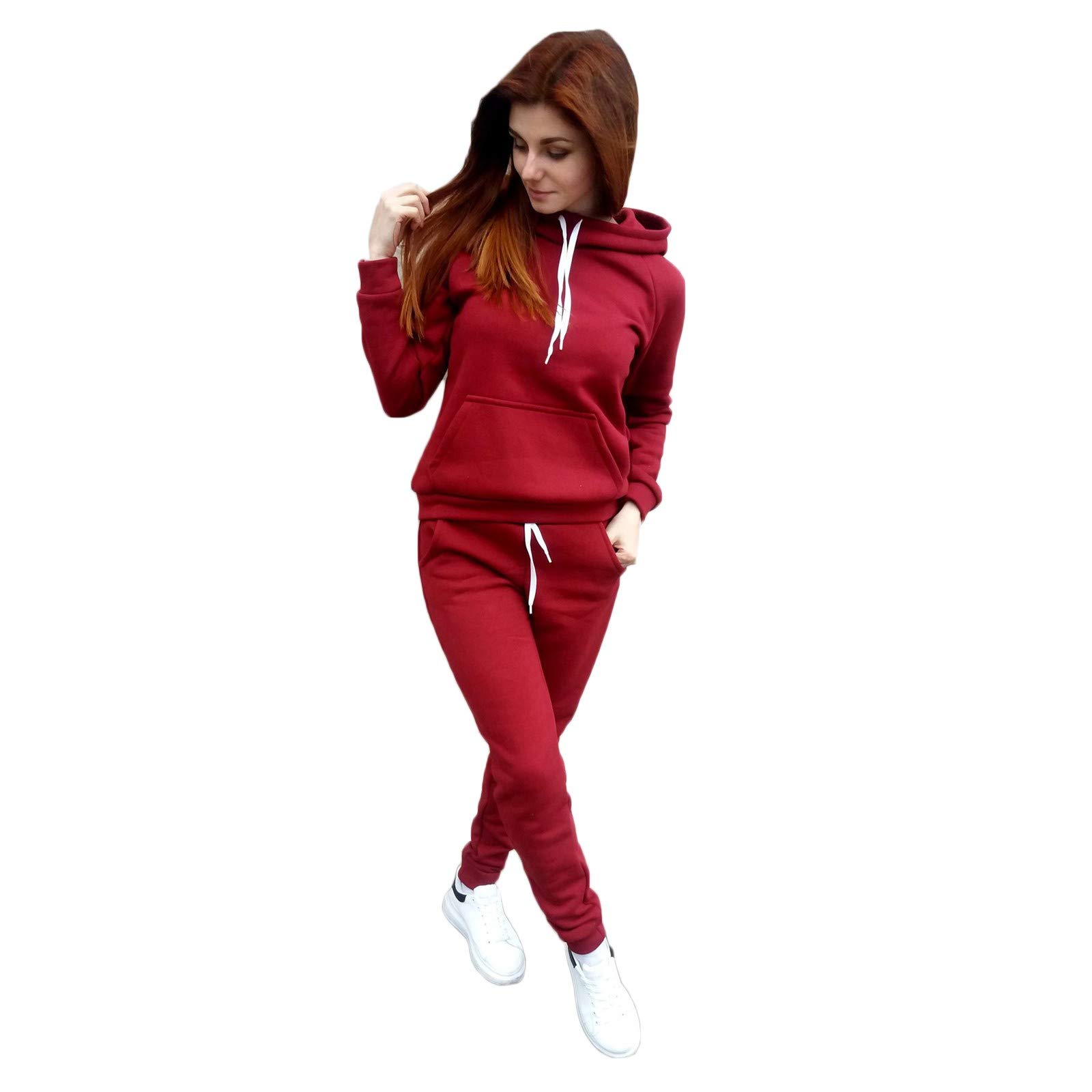 Women's Black Solid Color Sport Suit Set with Zipper - Lounge & Snow Gear Tops + Pants for Outdoor Activities & Winter Sports