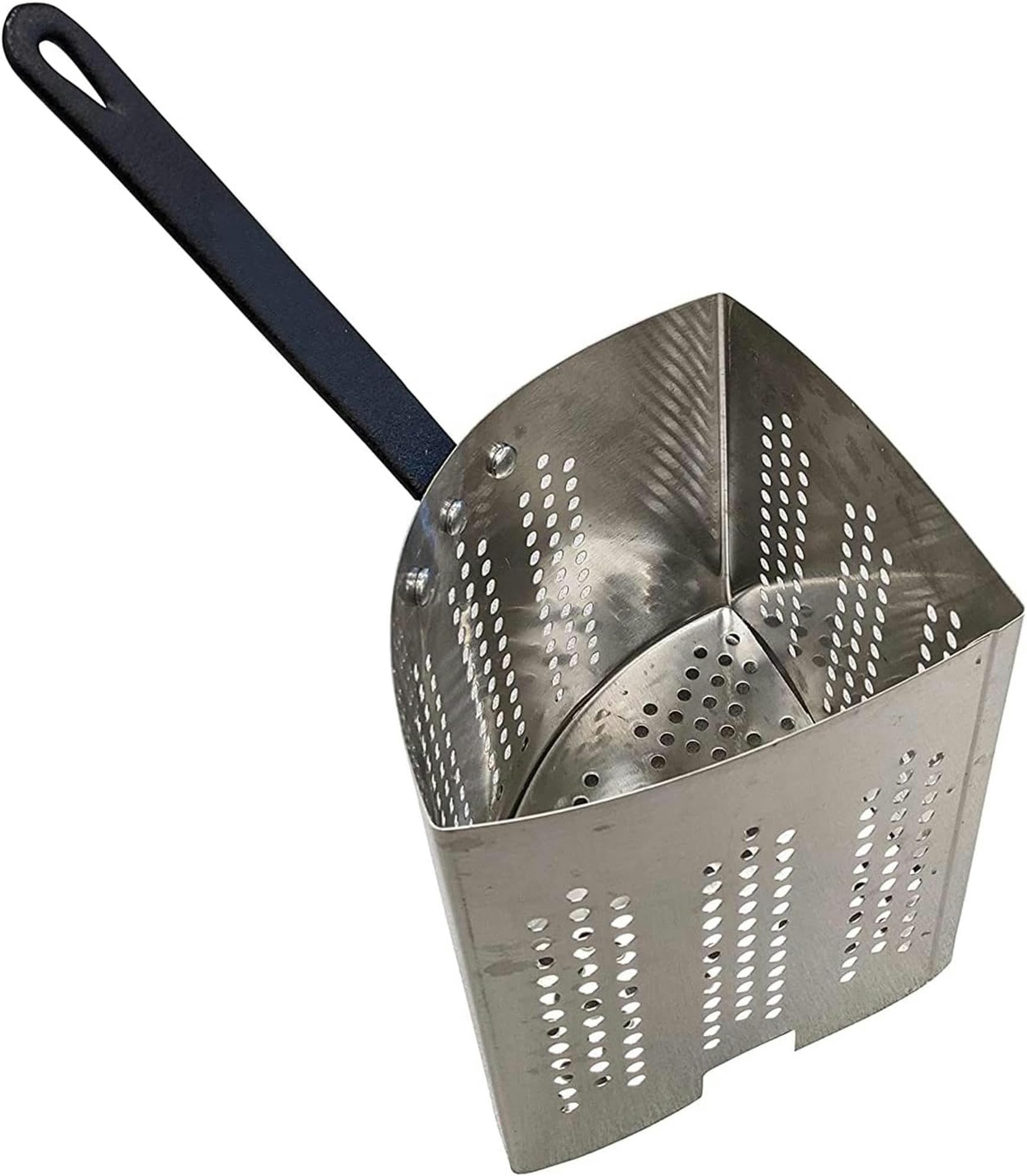 3Qt Stainless Steel Pasta Cooker Inserts 4pcs - Commercial & Home Kitchen Pasta Strainer for Gnocchi, Ravioli - Long Handle Cooking Tool for Restaurants, Catering & Family Meals