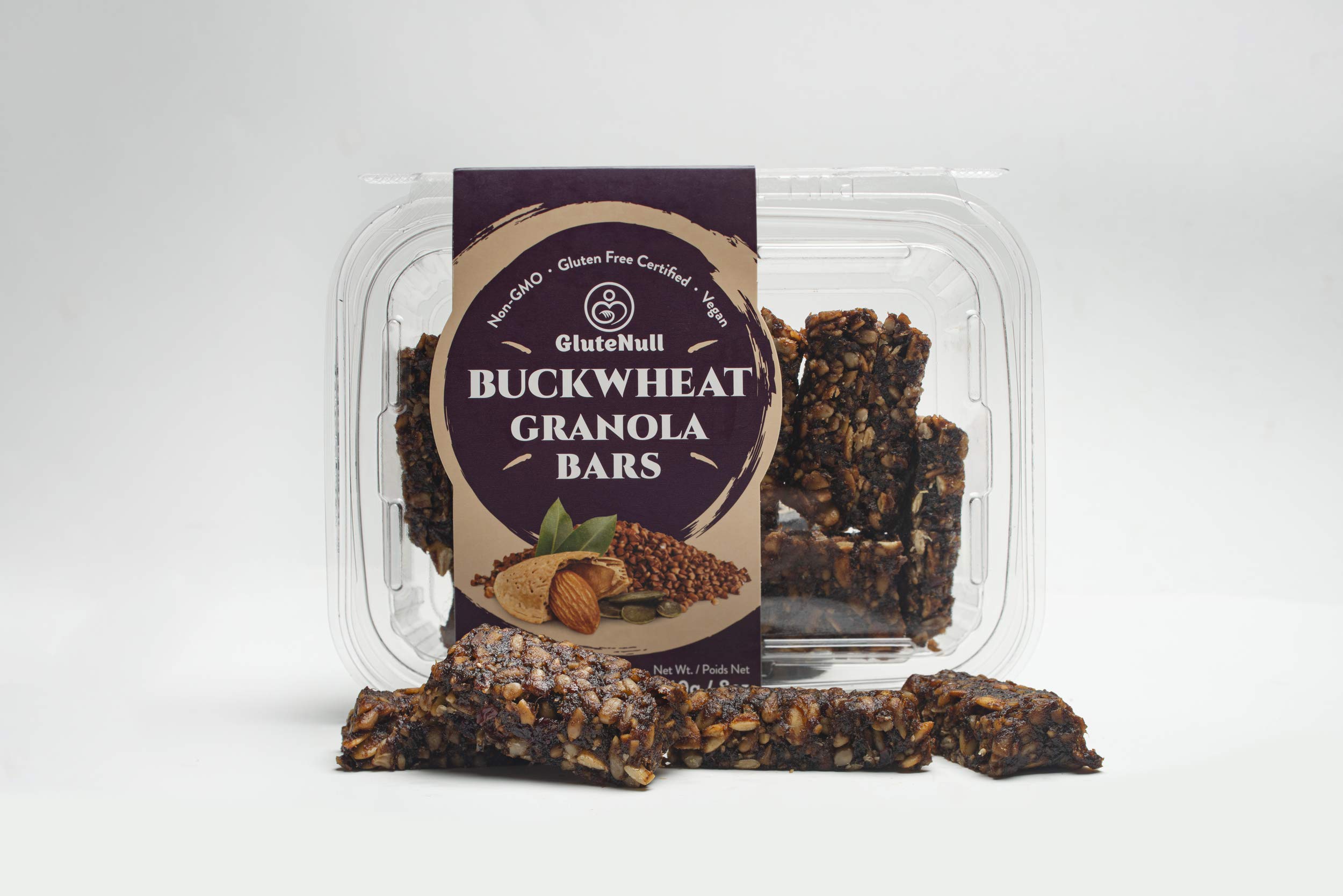 Organic Gluten-Free Vegan Buckwheat Granola Bar - Healthy Snack for Hiking, Workouts & On-the-Go Energy Boost