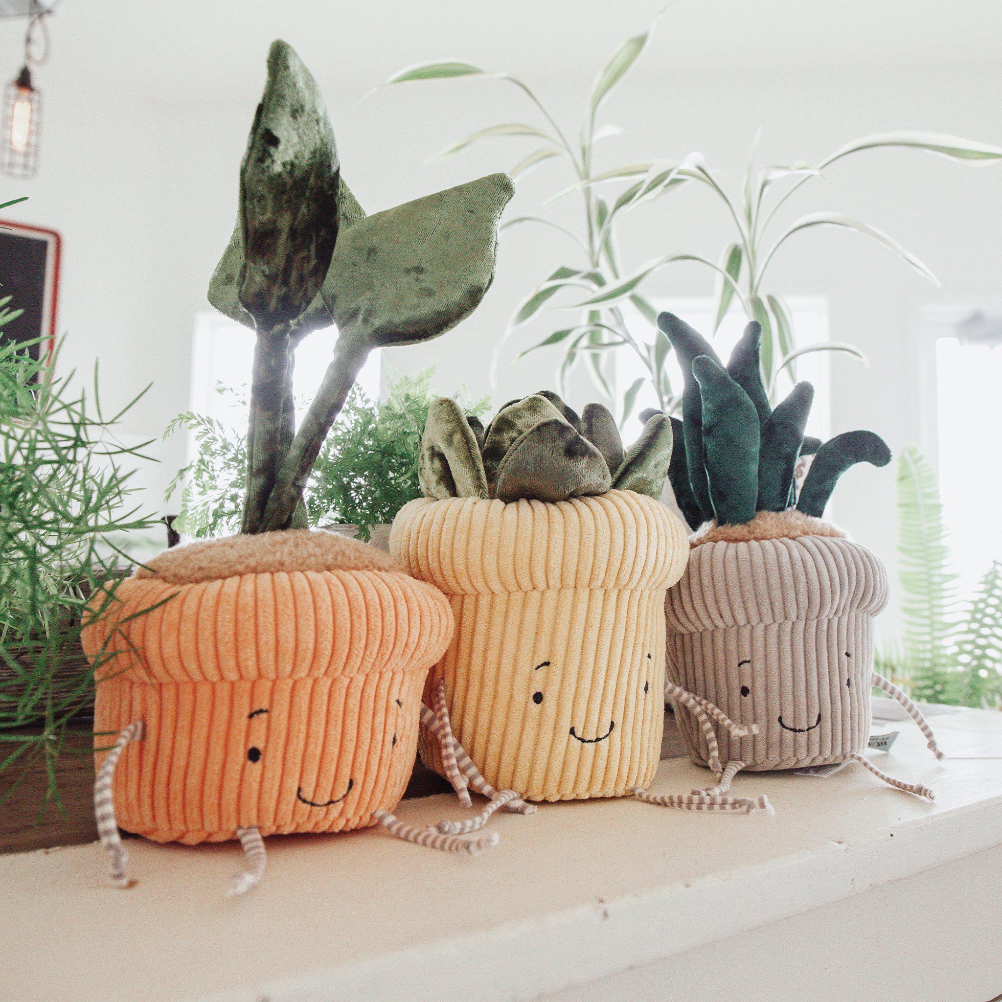 Monstera Deliciosa Plush Stuffed Animal - Soft & Cuddly Fake Plant for Home Decor, Nursery, or Office Desk - Perfect Gift for Plant Lovers & Kids