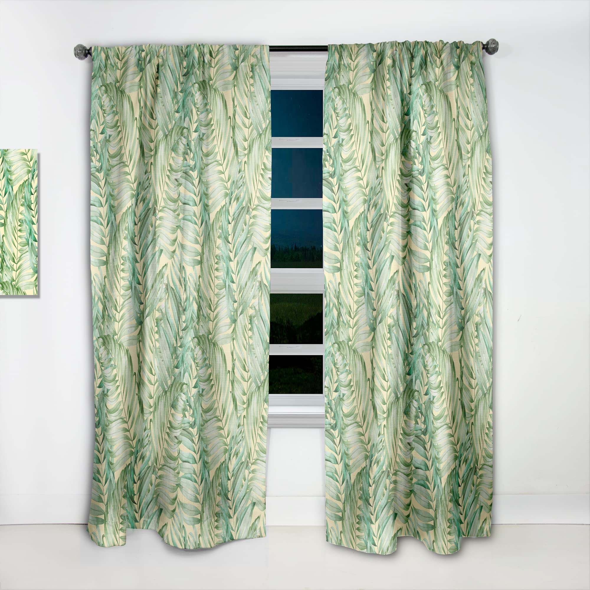 DesignQ Thermal Insulated Curtains for Bedroom & Living Room - Single Panel 52x120 - Blackout Drapes for Privacy, Energy Saving & Noise Reduction - Perfect for Home, Office & Apartment Decor