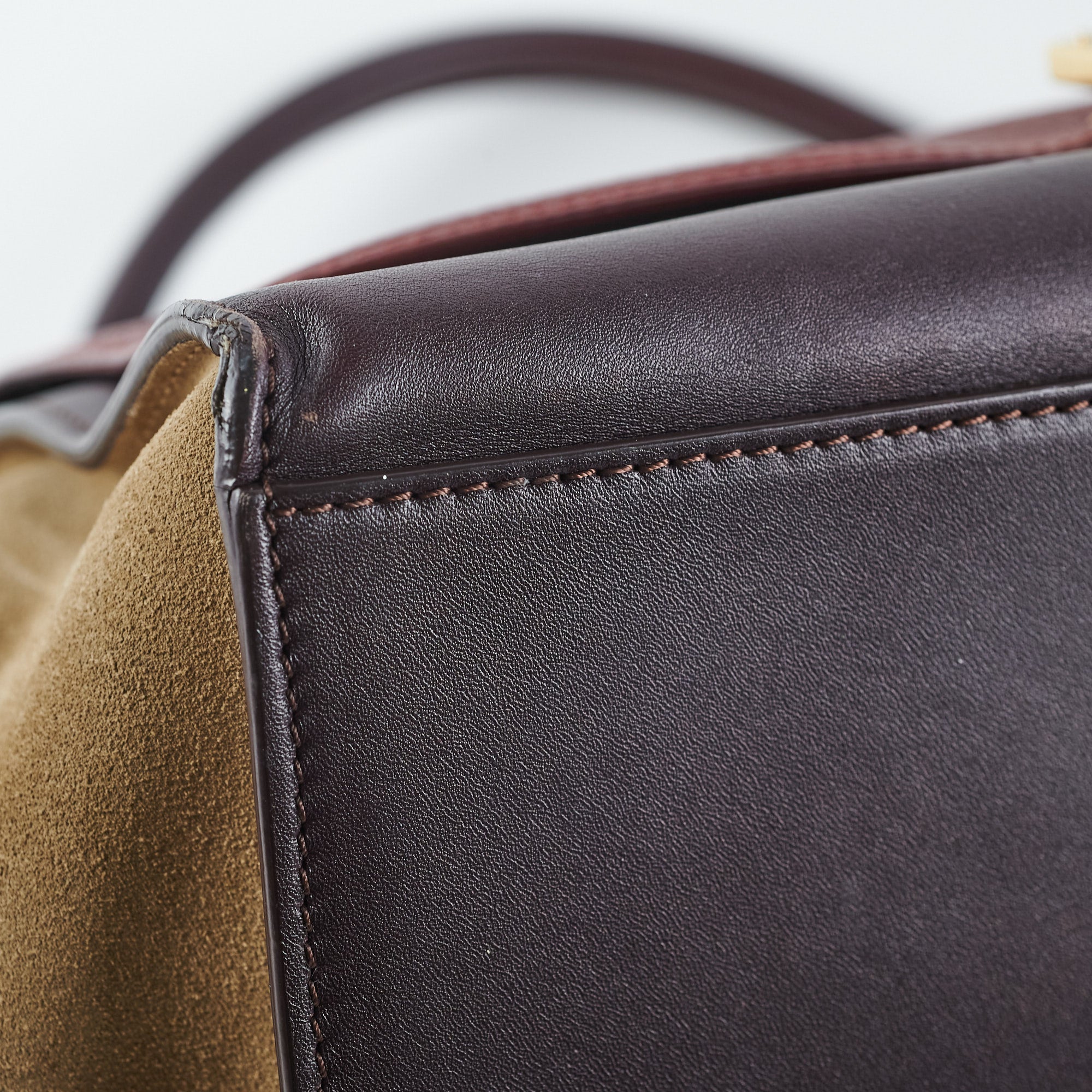 Celine Trapeze Medium Leather Handbag for Women - Luxury Designer Crossbody & Shoulder Bag for Work, Travel & Everyday Use
