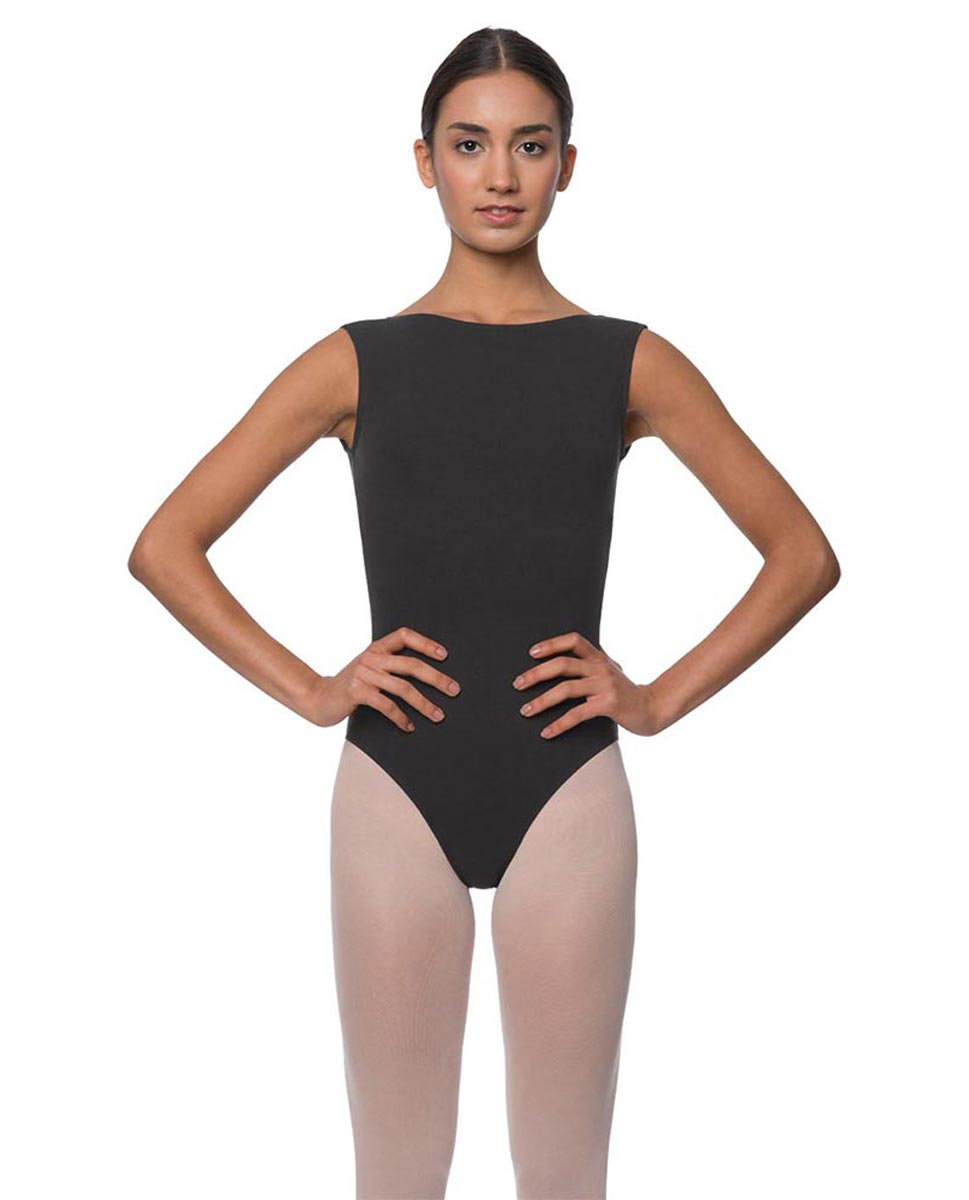 LUB213 Sabina High Neck Cotton Leotard for Ballet, Dance & Gymnastics - Comfortable Stretch Fabric for Women & Girls