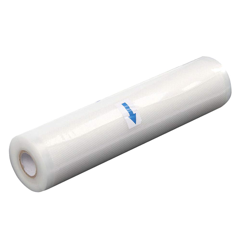 YARNOW Vacuum Sealer Bags Roll - 22x500cm Disposable Food Storage Bags for Freezer, Vegetables, Meat & Grain Preservation - White Kitchen Storage Supplies for Home & Commercial Use