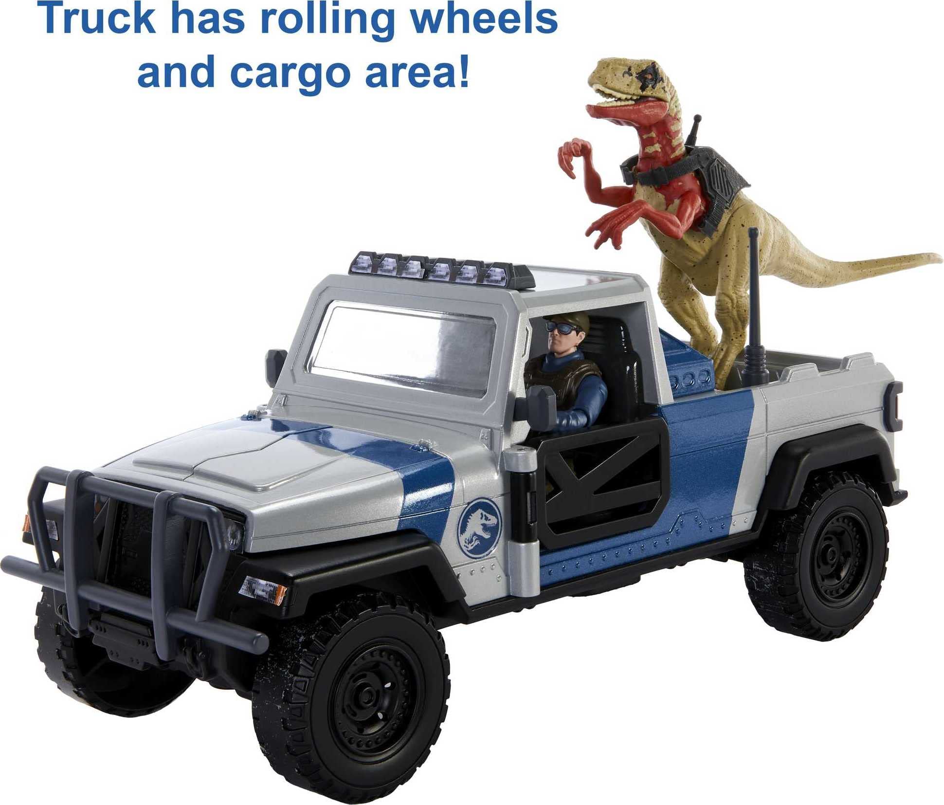 Jurassic World Search 'n Smash Truck Toy Set - Dinosaur Action Playset with Sound Effects & Smash Feature for Kids Ages 4+ | Perfect for Pretend Play, Birthday Gifts & Jurassic World Collections