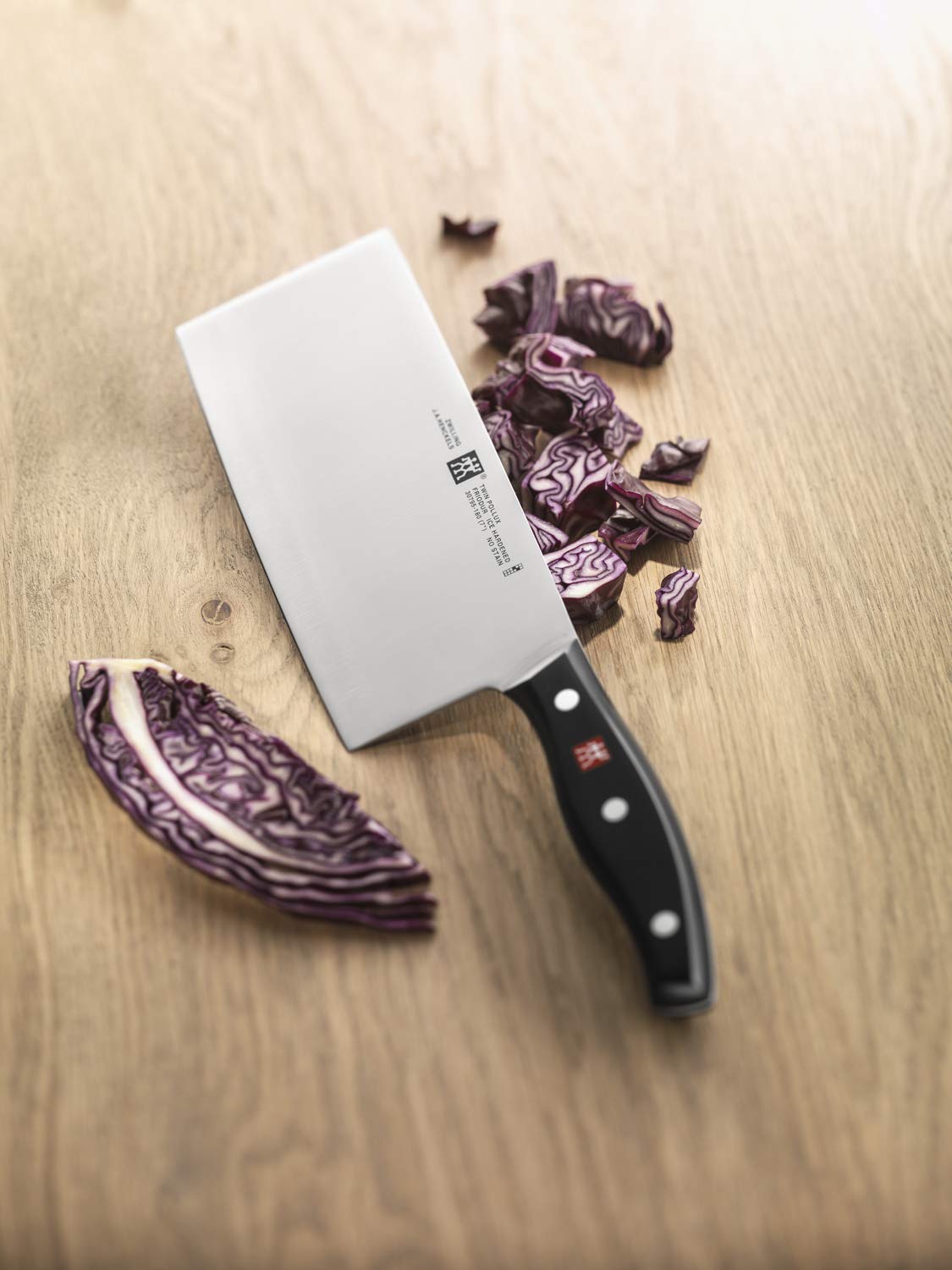 ZWILLING Twin Pollux 7-inch Chinese Chef's Knife - High Carbon Stainless Steel Kitchen Knife for Professional Cooking, Slicing, Dicing - Perfect for Asian Cuisine, Meat & Vegetable Prep
