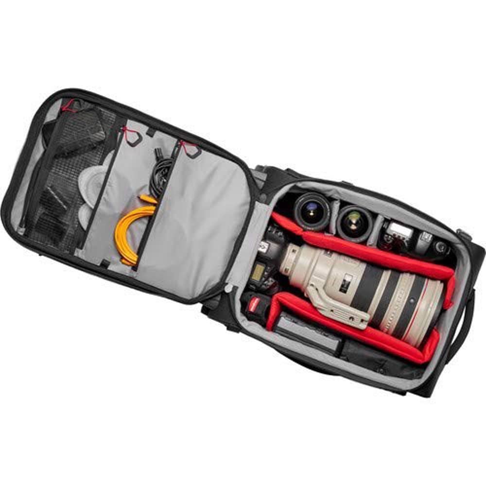 Manfrotto Switch-55 Pro Convertible Rolling Camera Backpack - 2-in-1 DSLR Camera Roller Bag & Professional Backpack for Camcorders, DSLR & Mirrorless Cameras - Holds 2 Camera Bodies & Lenses + 17