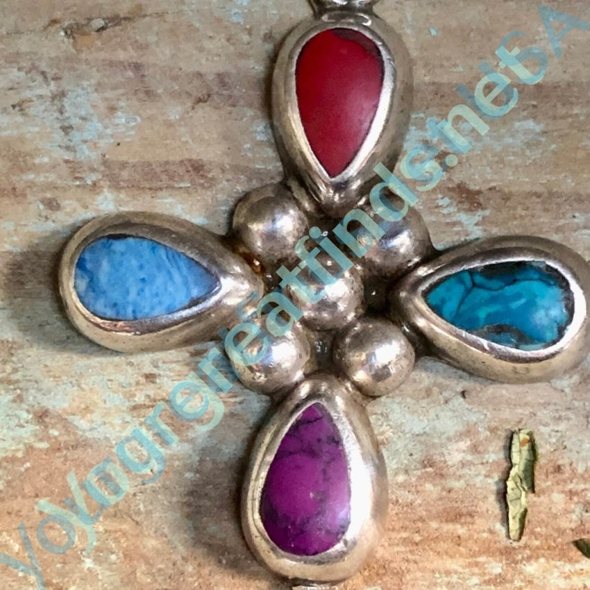 Vintage Sterling Silver Maltese Cross Pendant Necklace - Handcrafted in Mexico - Perfect for Gifts, Jewelry Collections & Religious Occasions