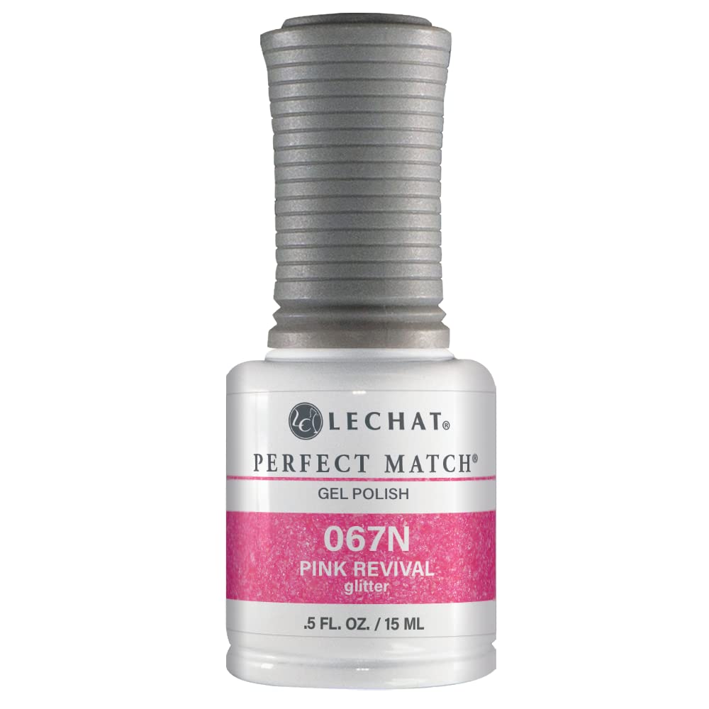LeChat Perfect Match Gel Polish & Nail Lacquer - Holocene Collection (Pink Revival) | Long-Lasting Salon-Quality Nail Polish for Manicures, Pedicures & DIY Nail Art at Home