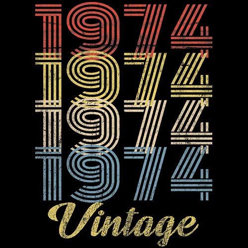 1974 Vintage Retro 51st Birthday Gift for Men - Classic 51st Birthday T-Shirt - Perfect for 51st Birthday Parties & Milestone Celebrations