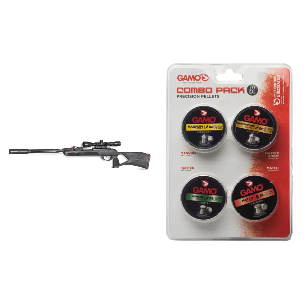 Gamo Swarm Fusion 10X GEN3i .177 Caliber Break Barrel Air Rifle - 10-Shot Pellet Gun with 1,300 FPS Velocity | High Power Air Rifle for Hunting, Target Shooting & Pest Control