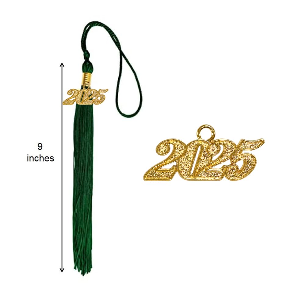 2025 Graduation Cap Tassel with Year Charm - Happy Secret Graduation Ceremony Accessories for High School & College Graduates - Perfect for Commencement, Photo Shoots & Keepsakes